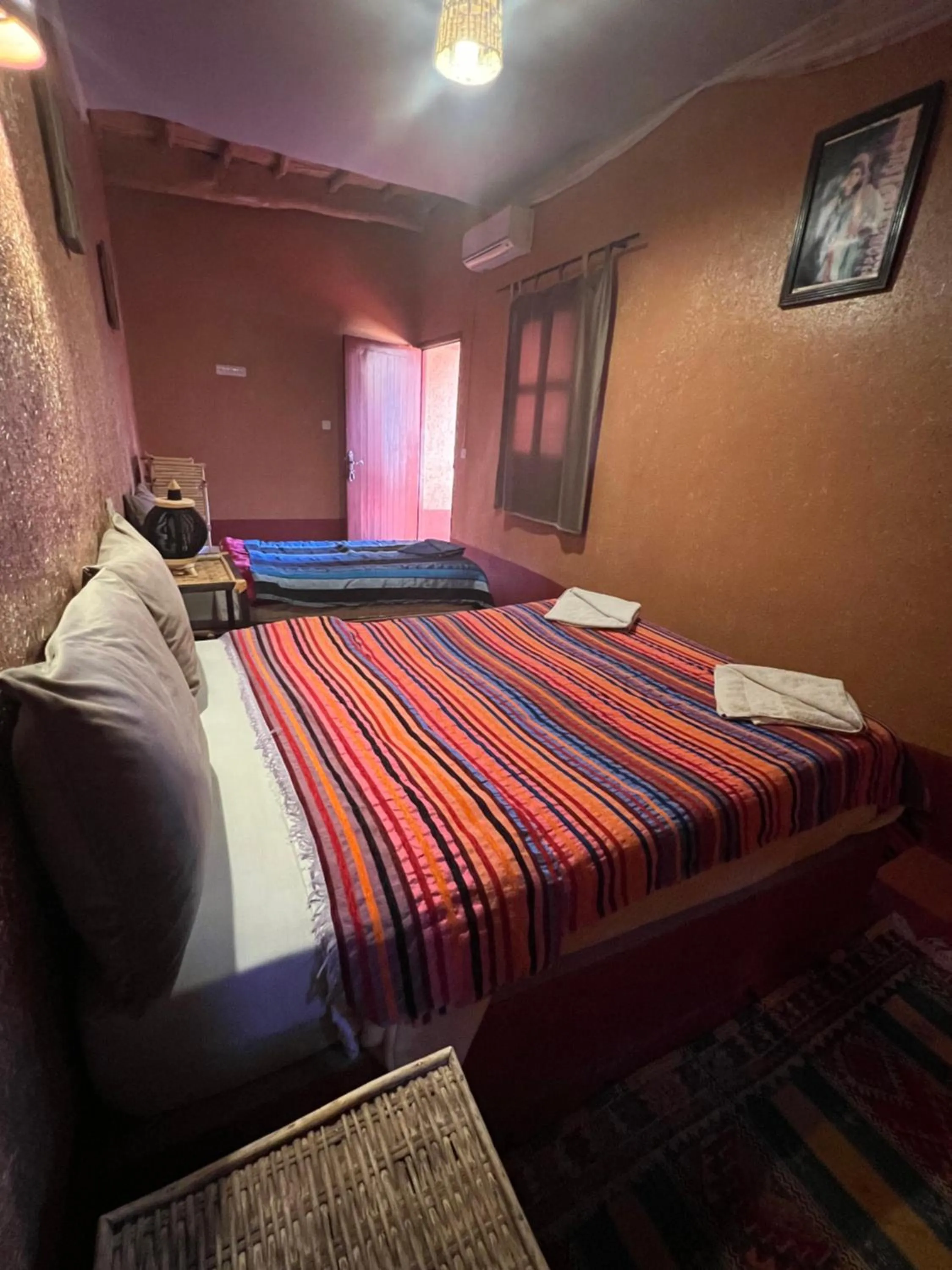 Bed in Auberge Ksar Ait Ben Haddou