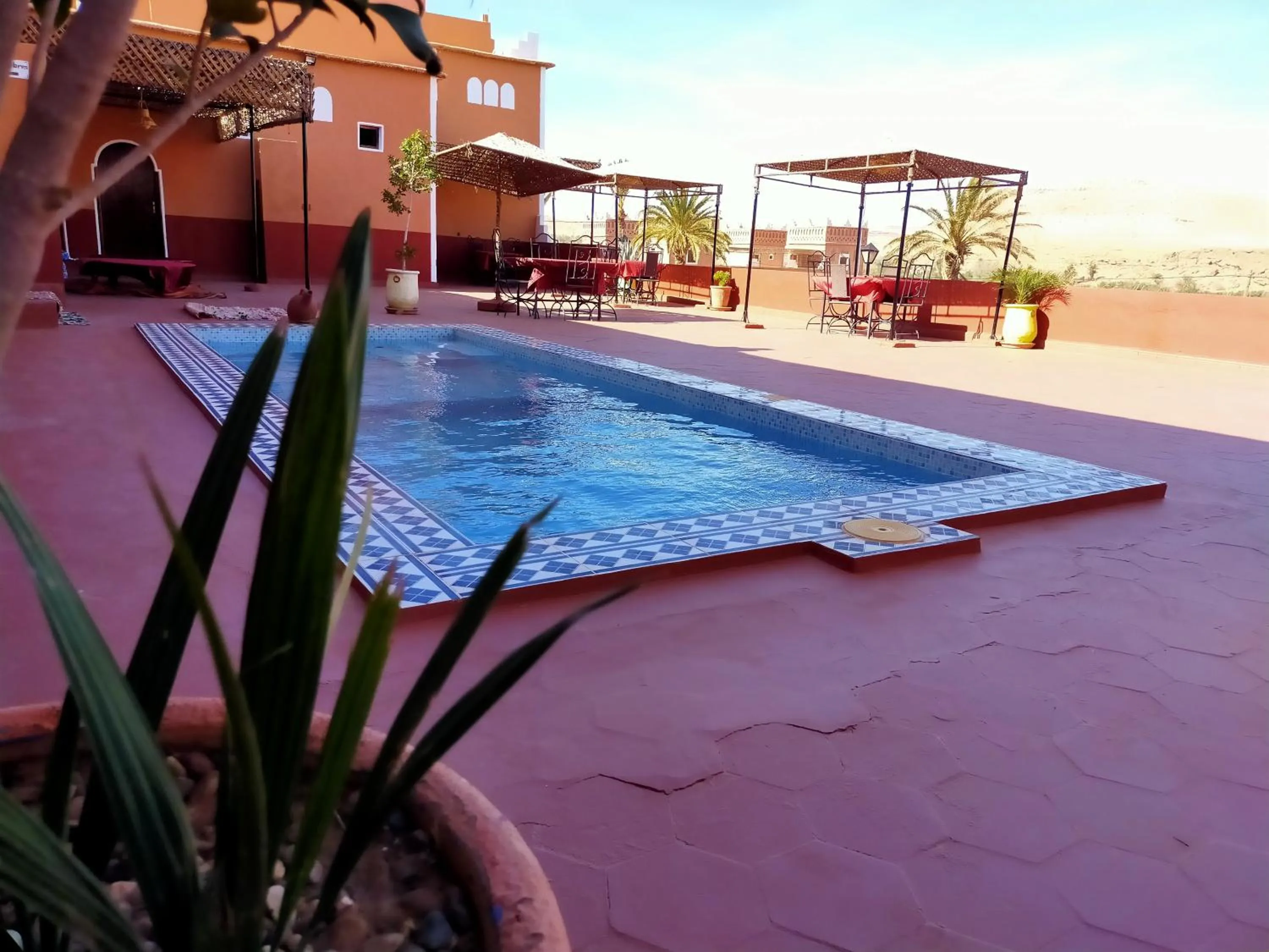 Swimming pool in Auberge Ksar Ait Ben Haddou
