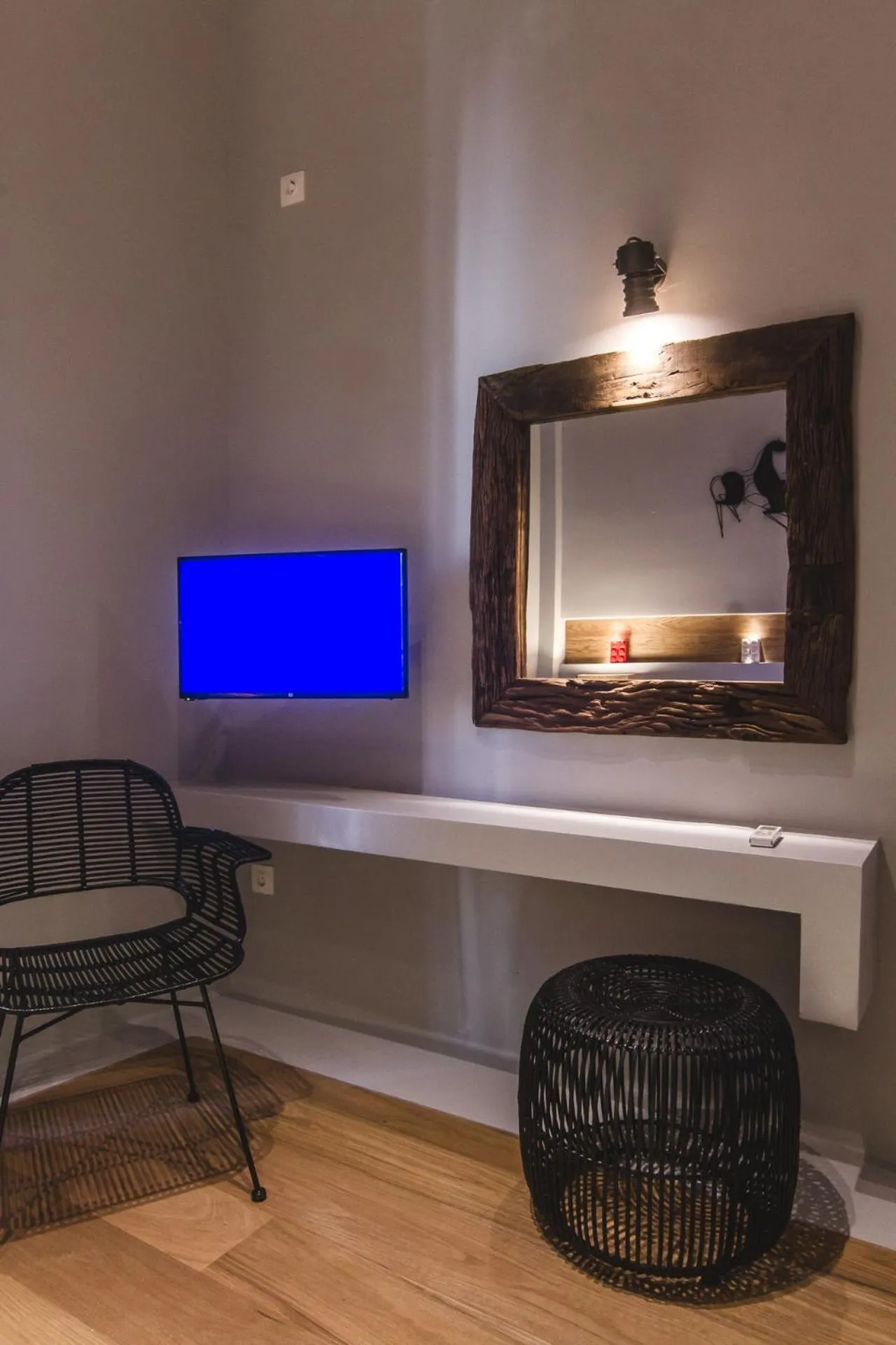 Seating area in Acropolis Luxury Apartments