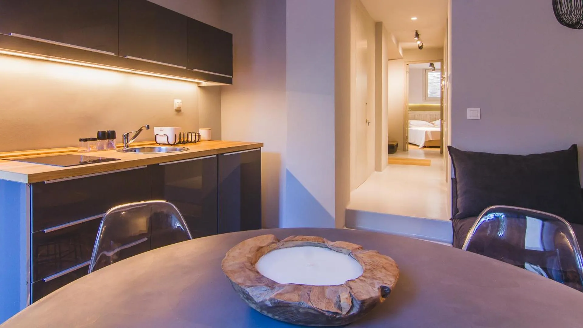 Dining area in Acropolis Luxury Apartments