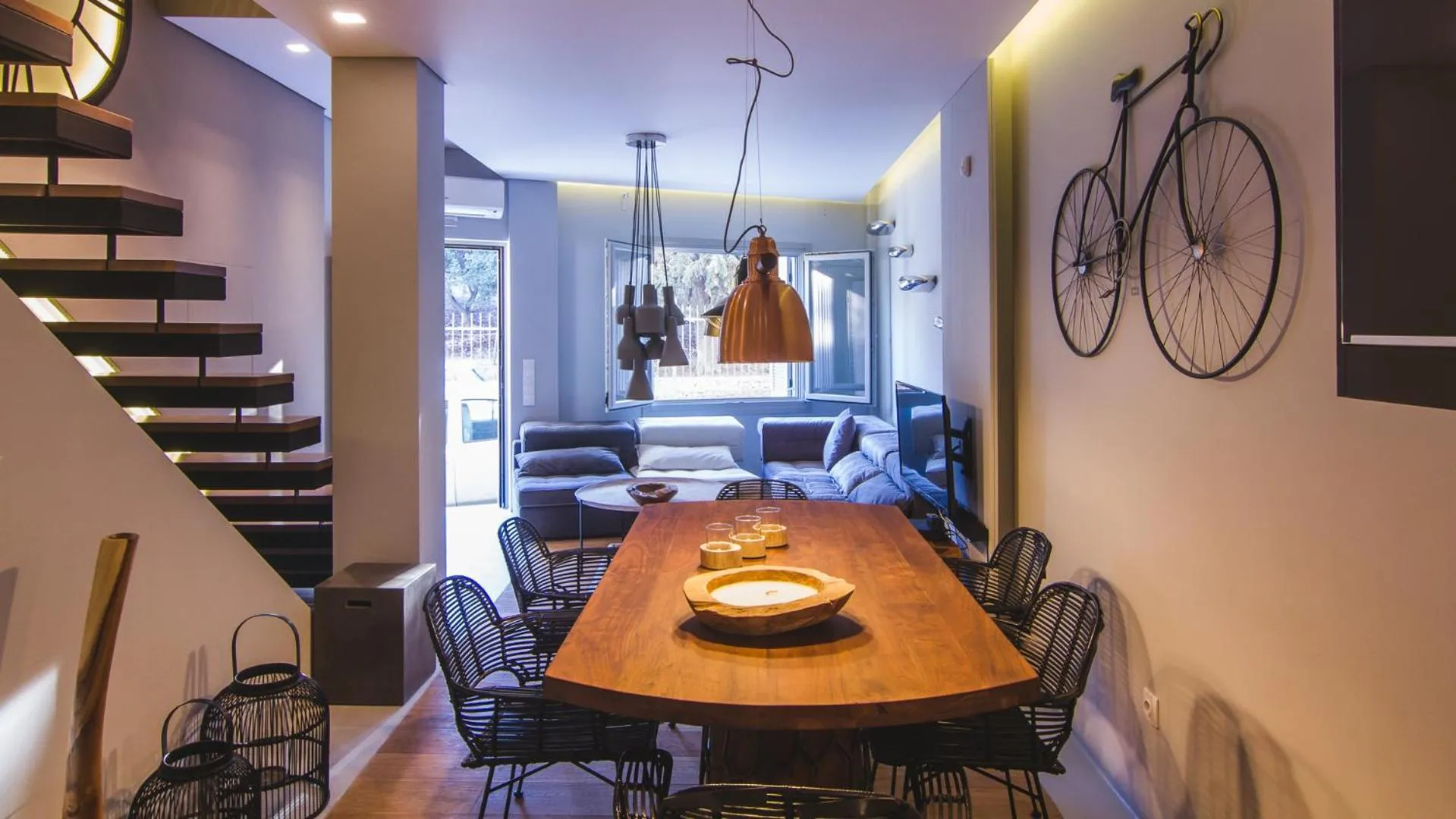 Dining area in Acropolis Luxury Apartments