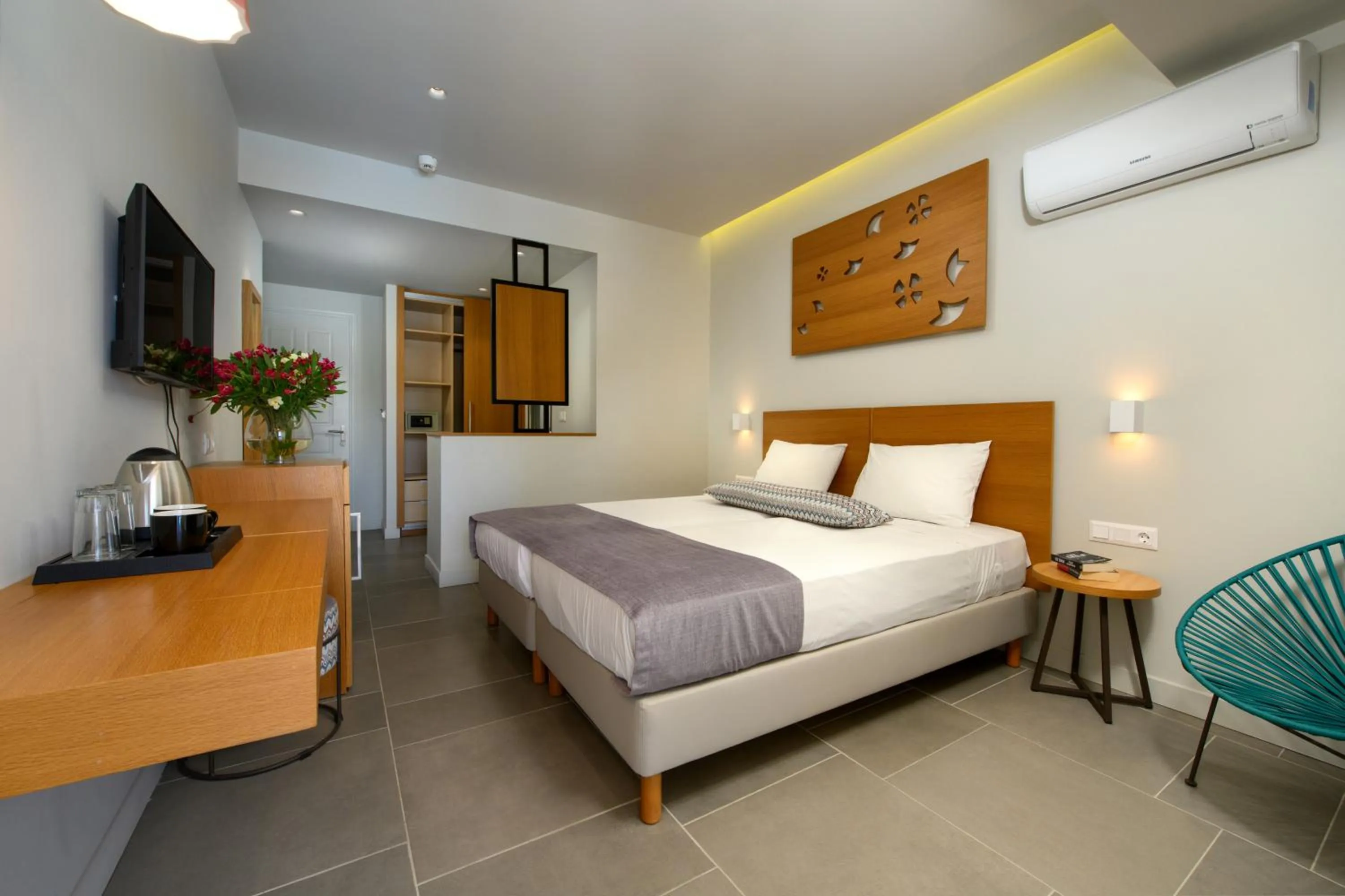 Photo of the whole room, Bed in Olympion Village