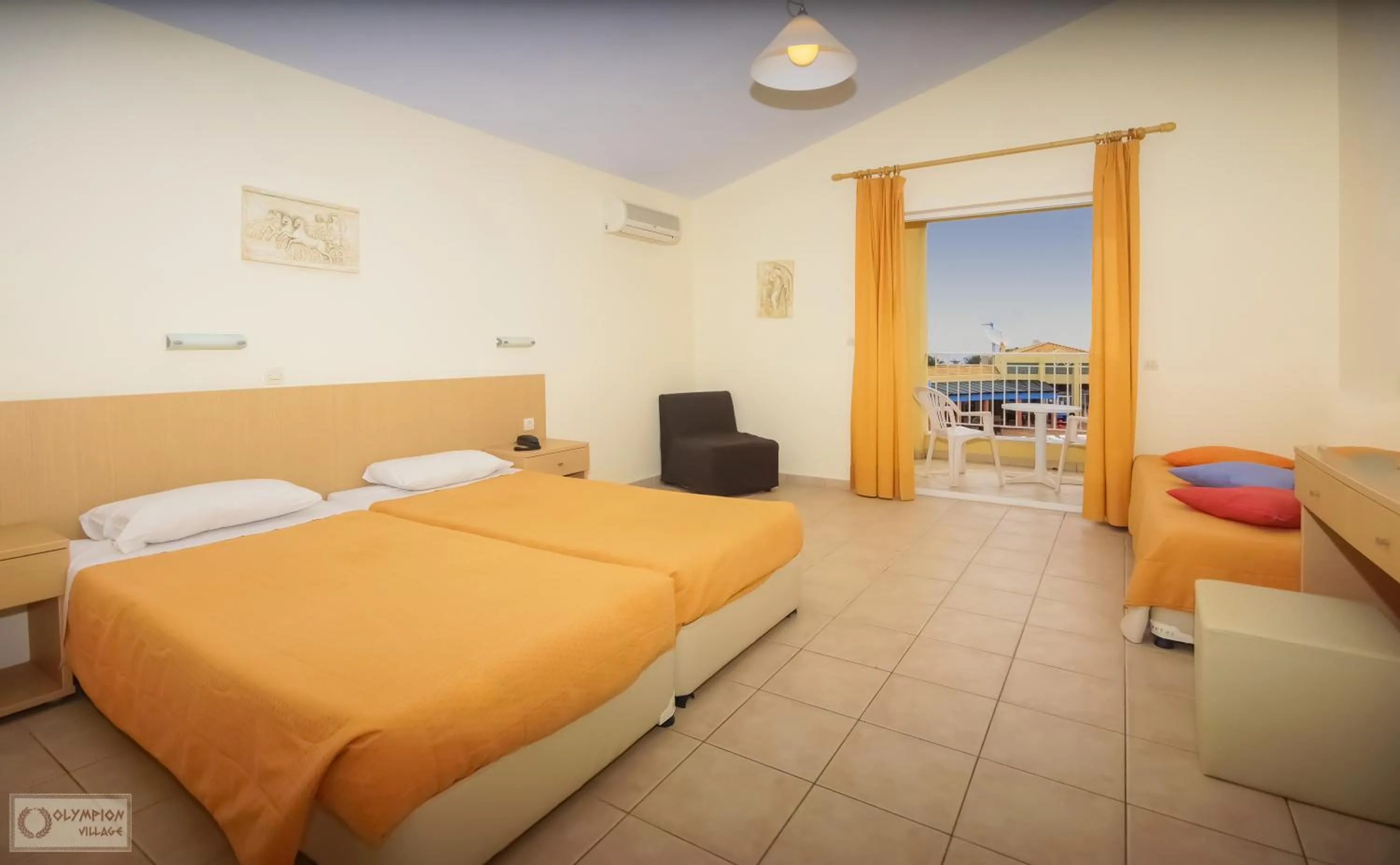 Photo of the whole room, Bed in Olympion Village