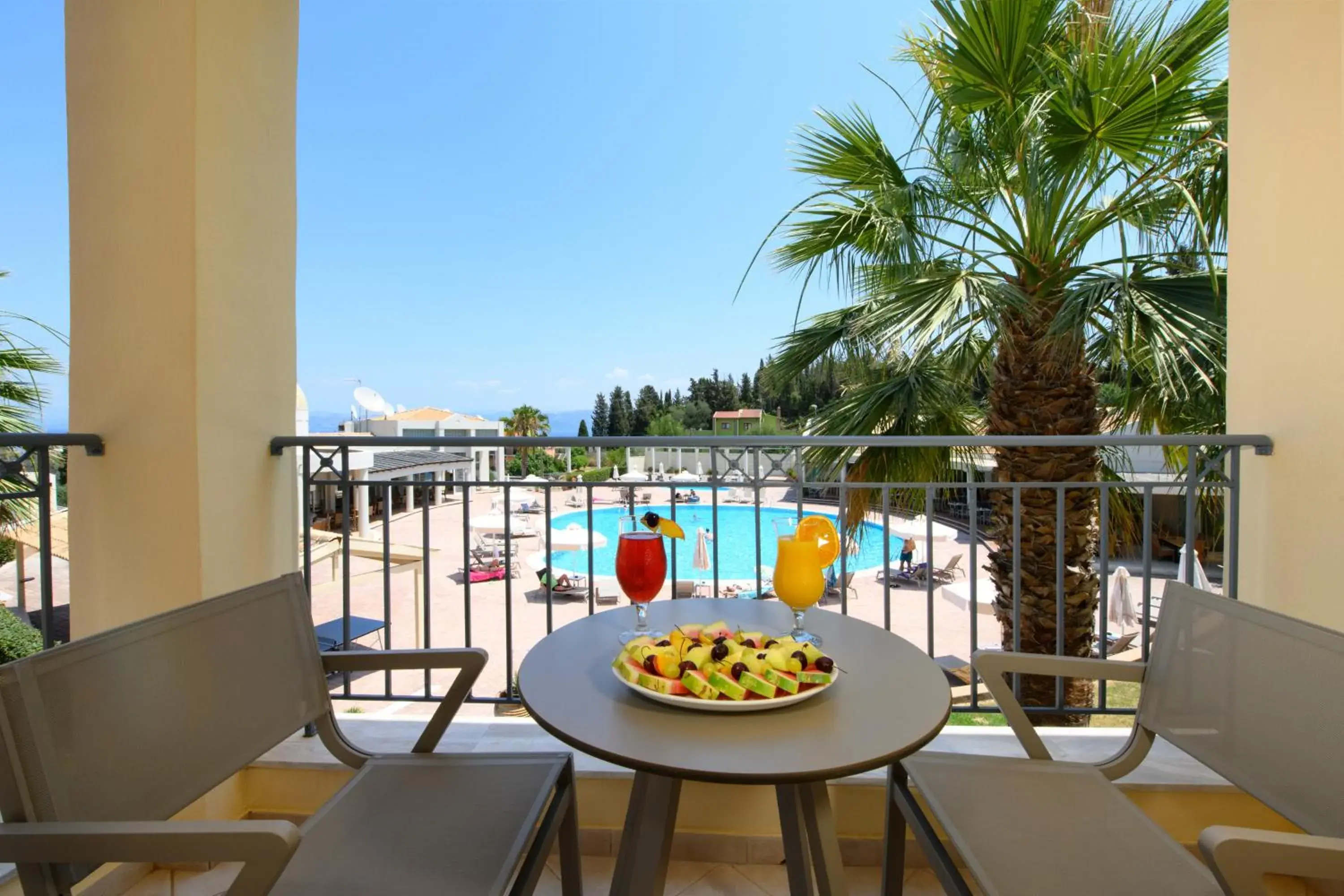 Pool view in Olympion Village Pool view in Olympion Village