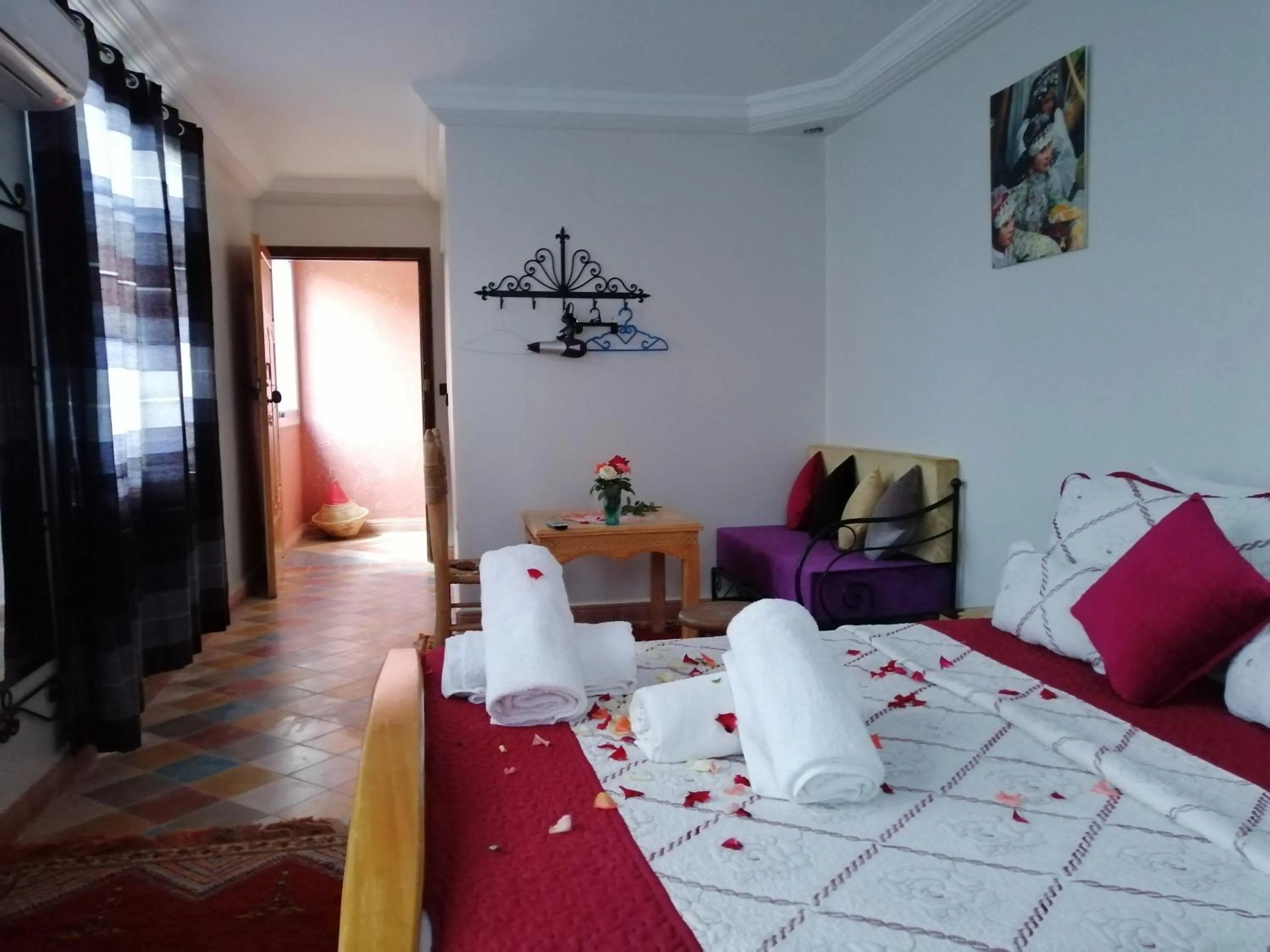 Bed in RIAD Camping ATLAS