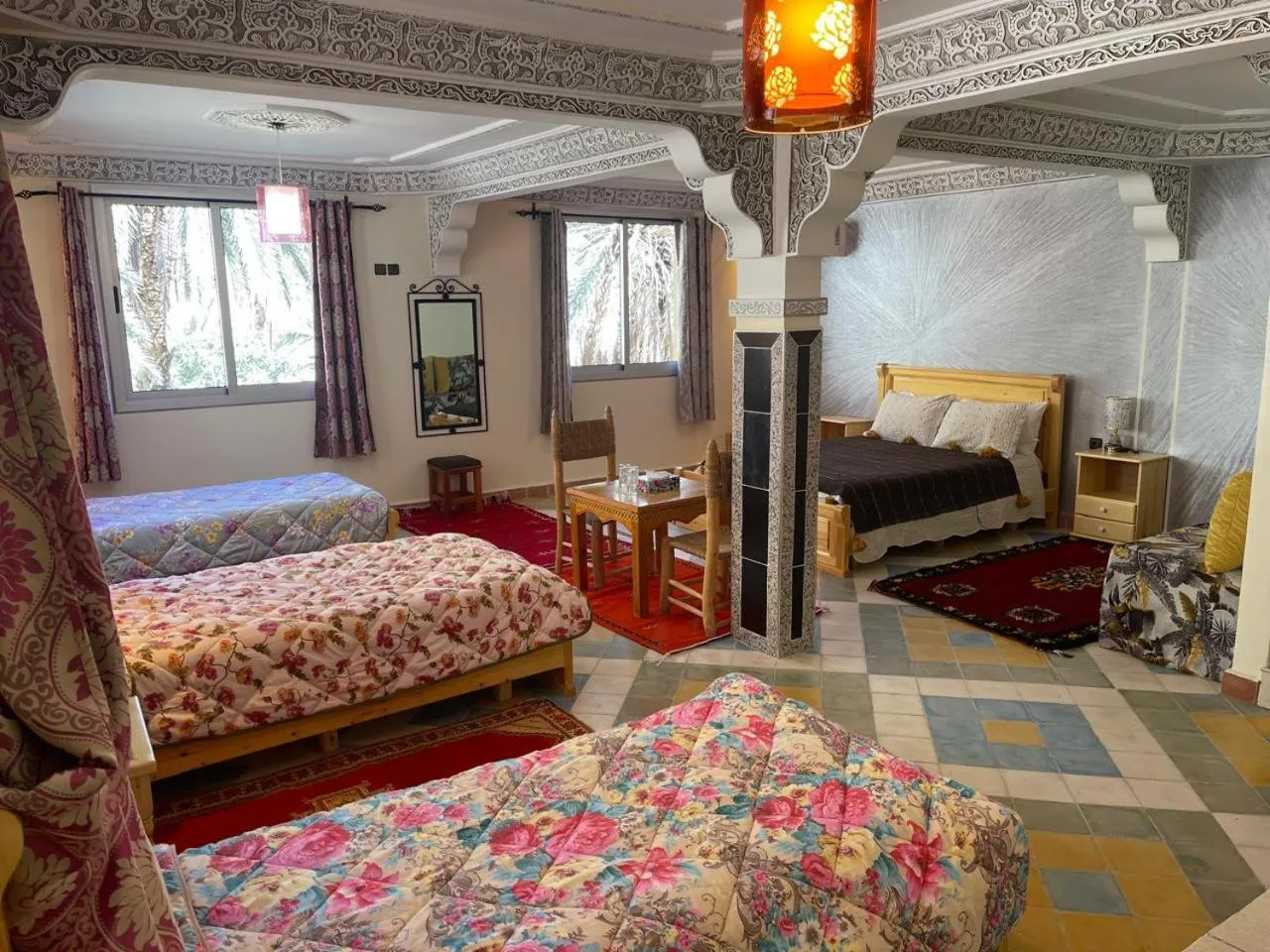 Bed in RIAD Camping ATLAS
