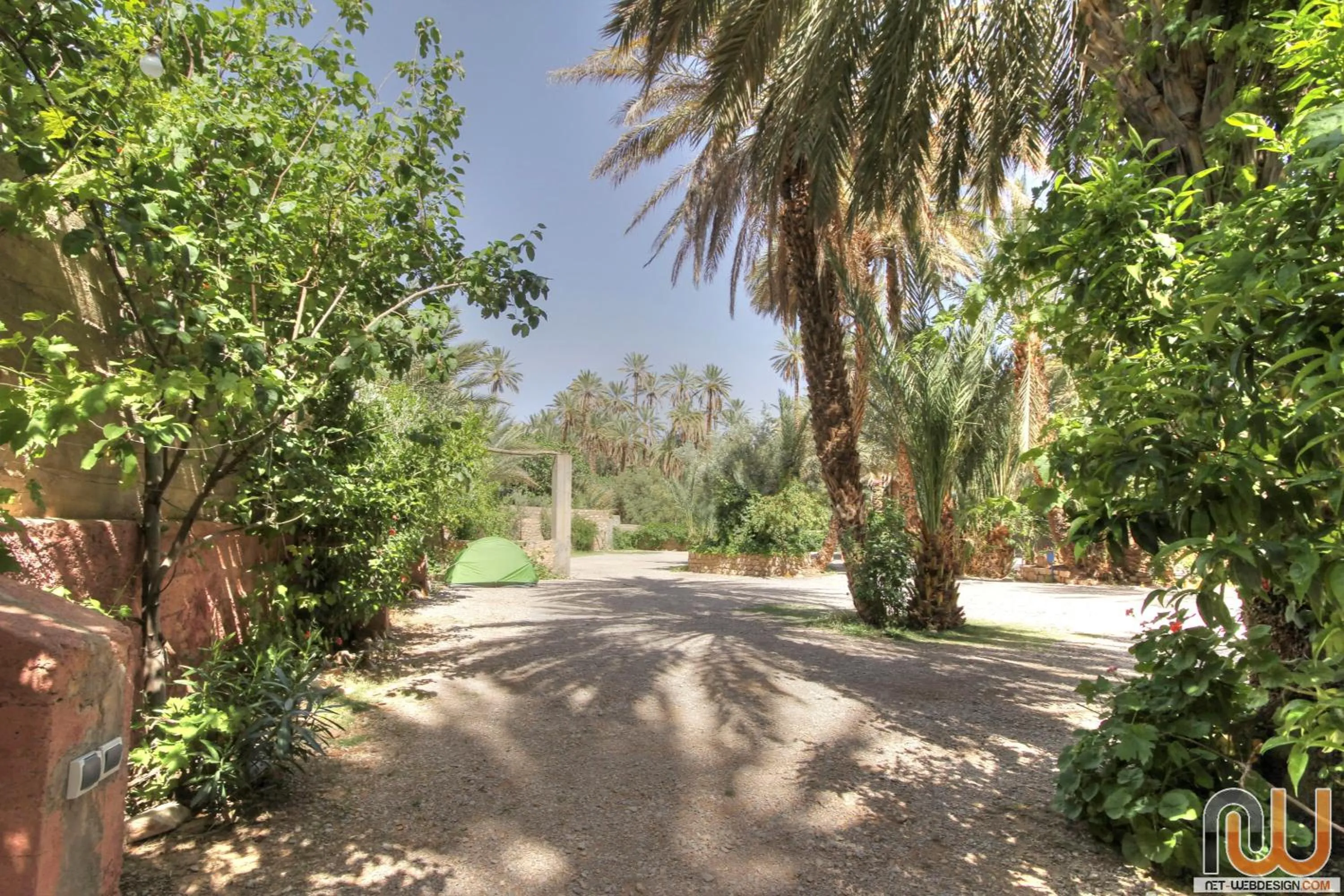 Garden in RIAD Camping ATLAS