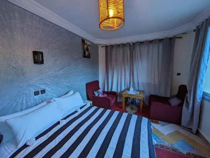 Bed in RIAD Camping ATLAS