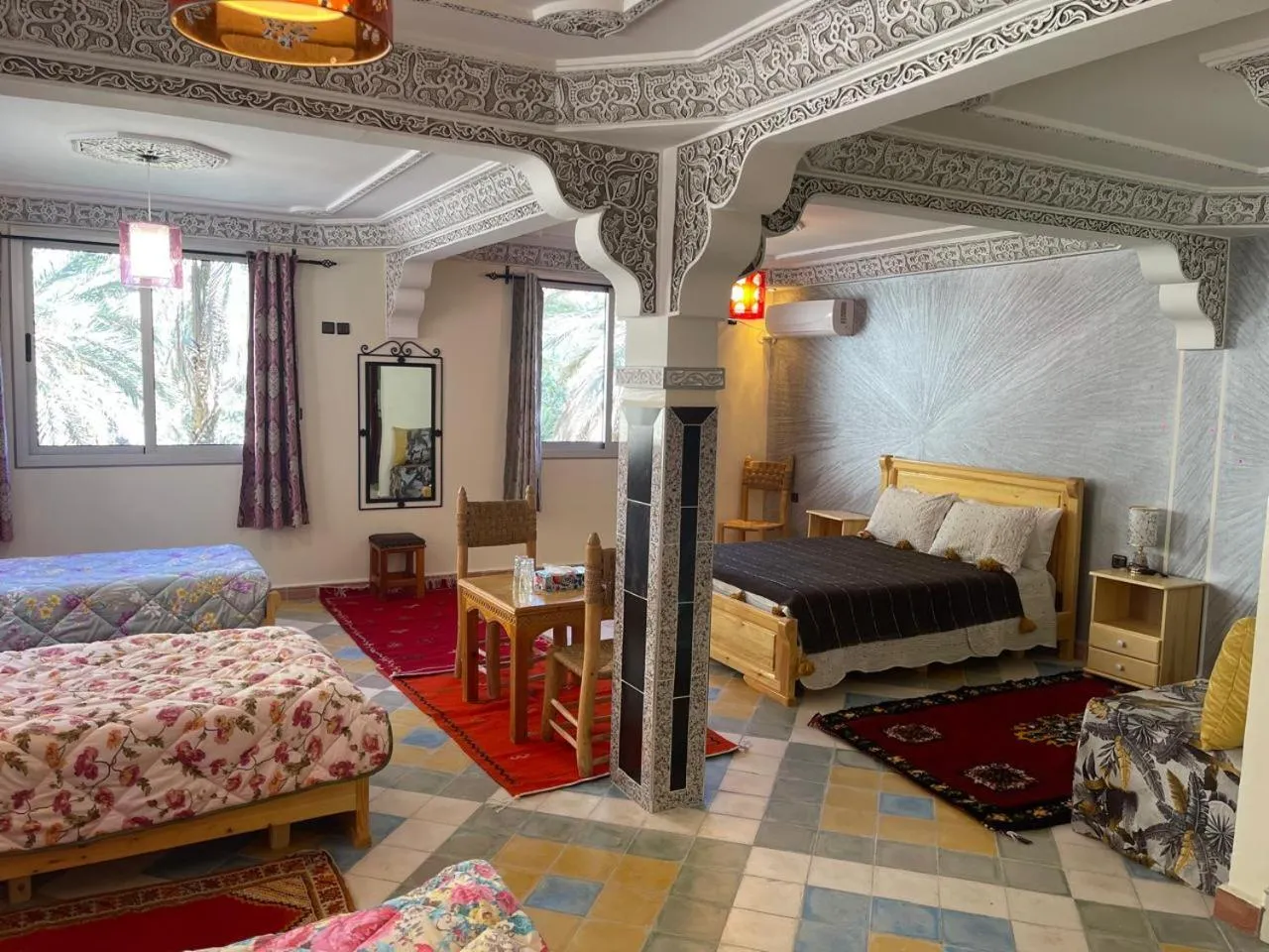 Bed in RIAD Camping ATLAS