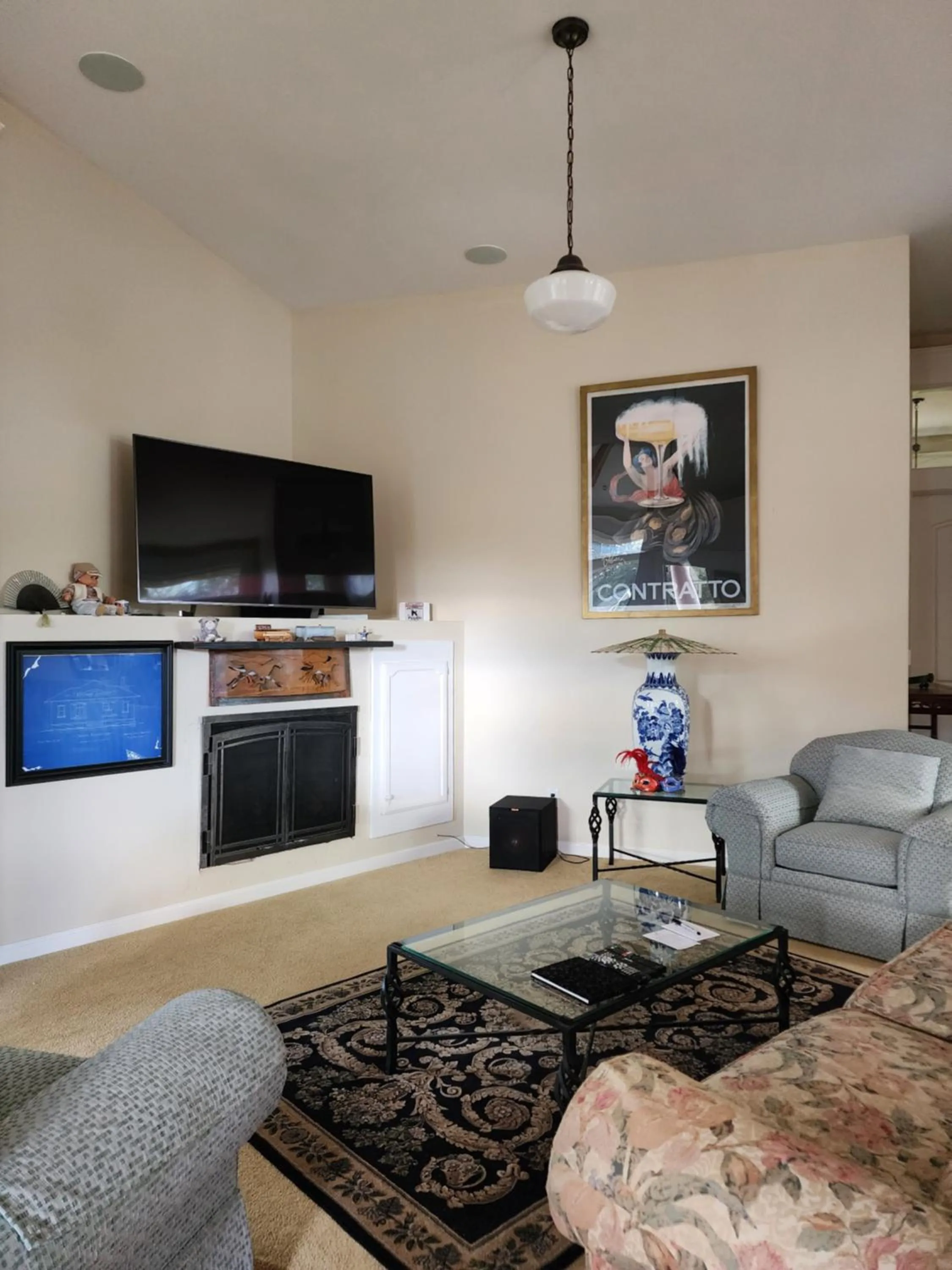 Living room in Amitabha Wine Country Cottage