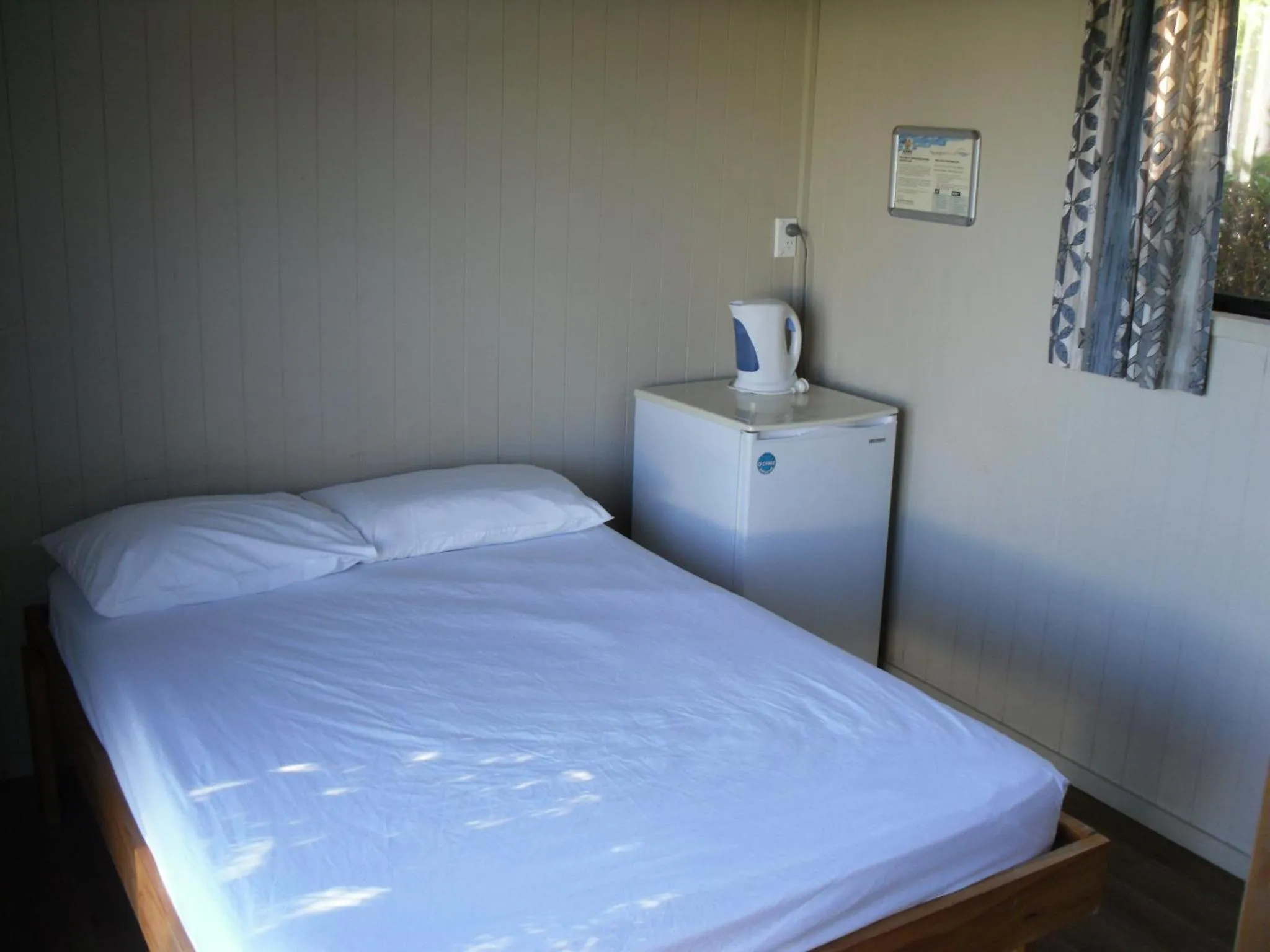 Bed in Opunake Beach Holiday Park