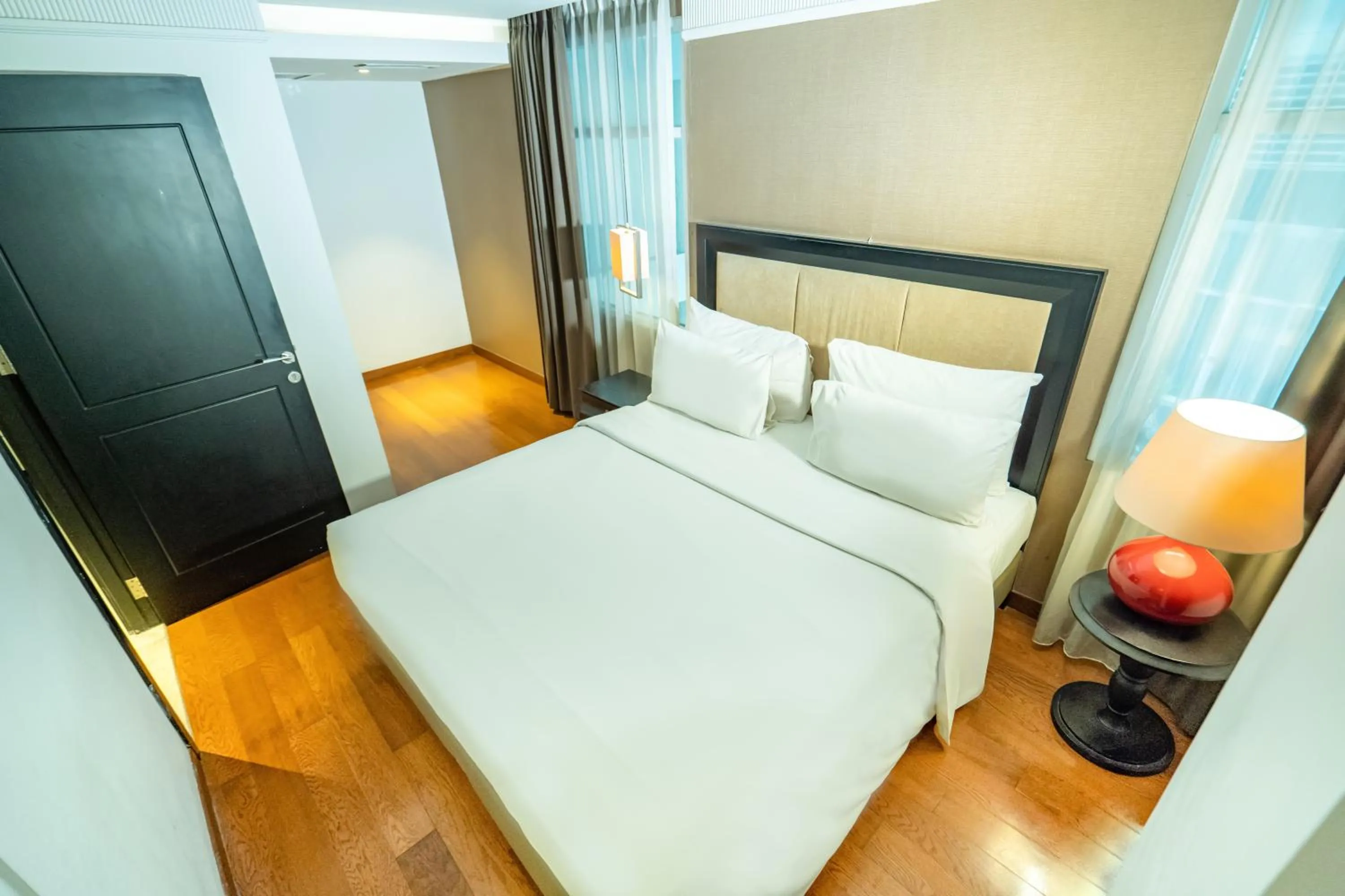 Bed in De Paviljoen Bandung