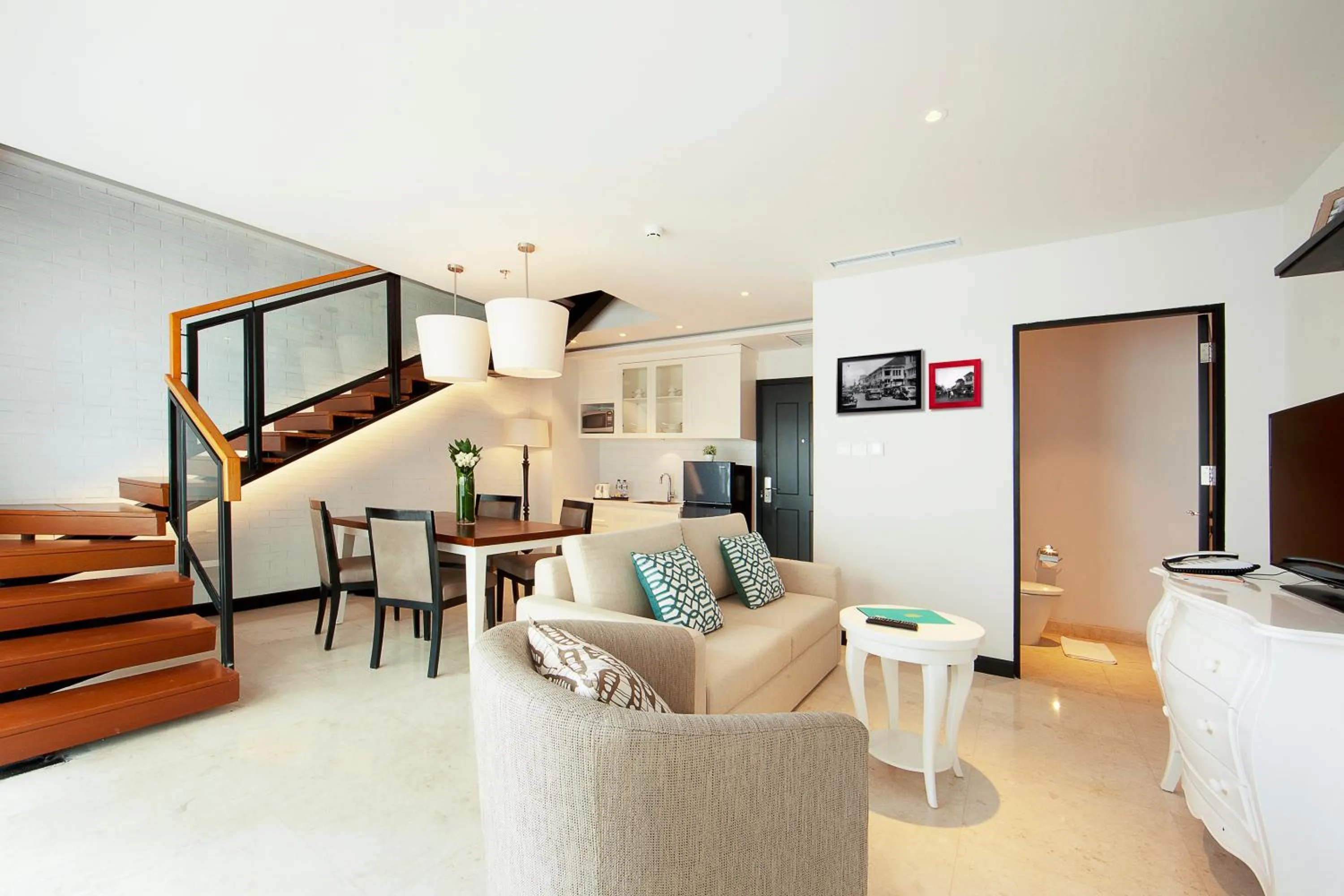 Living room in De Paviljoen Bandung