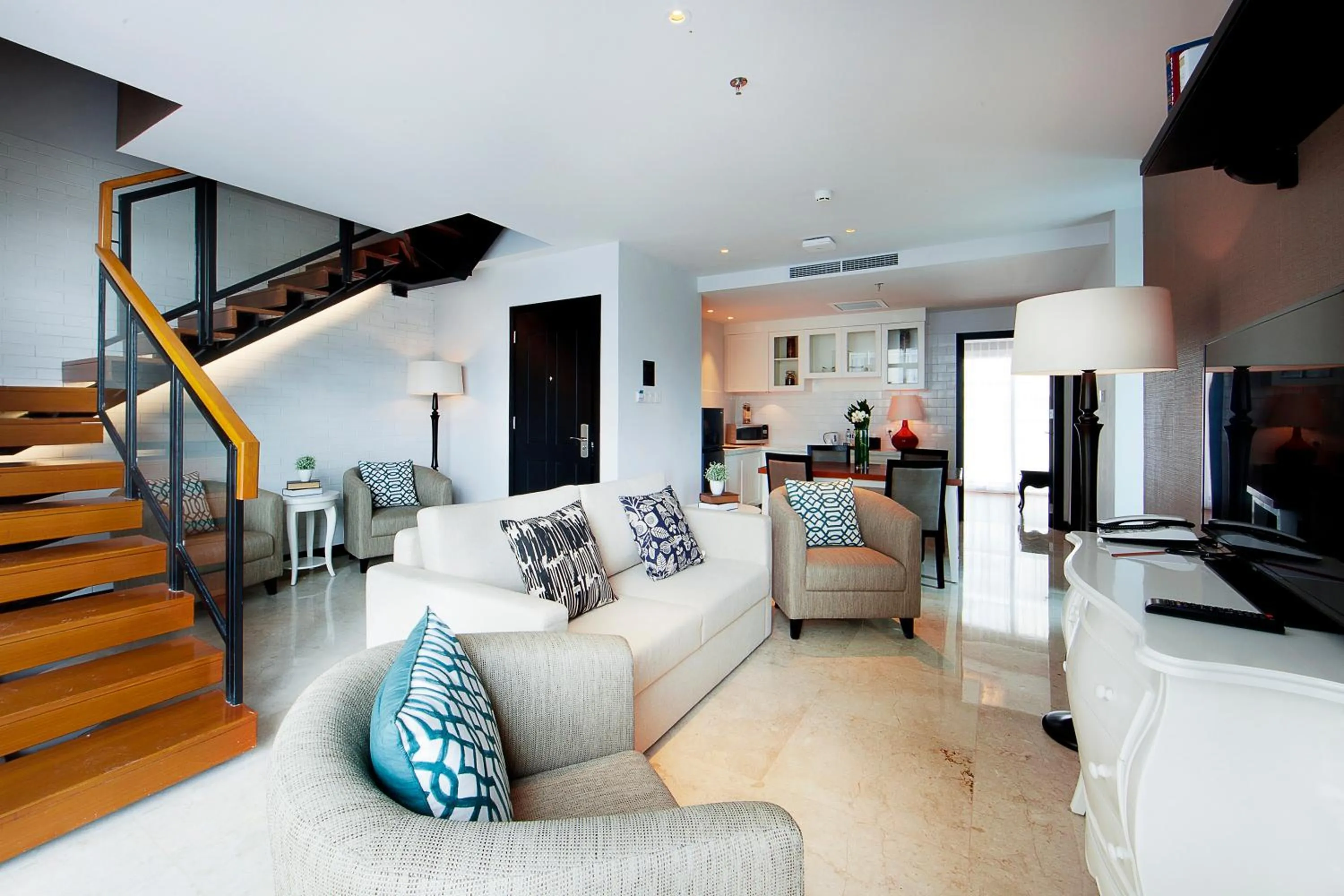 Living room in De Paviljoen Bandung