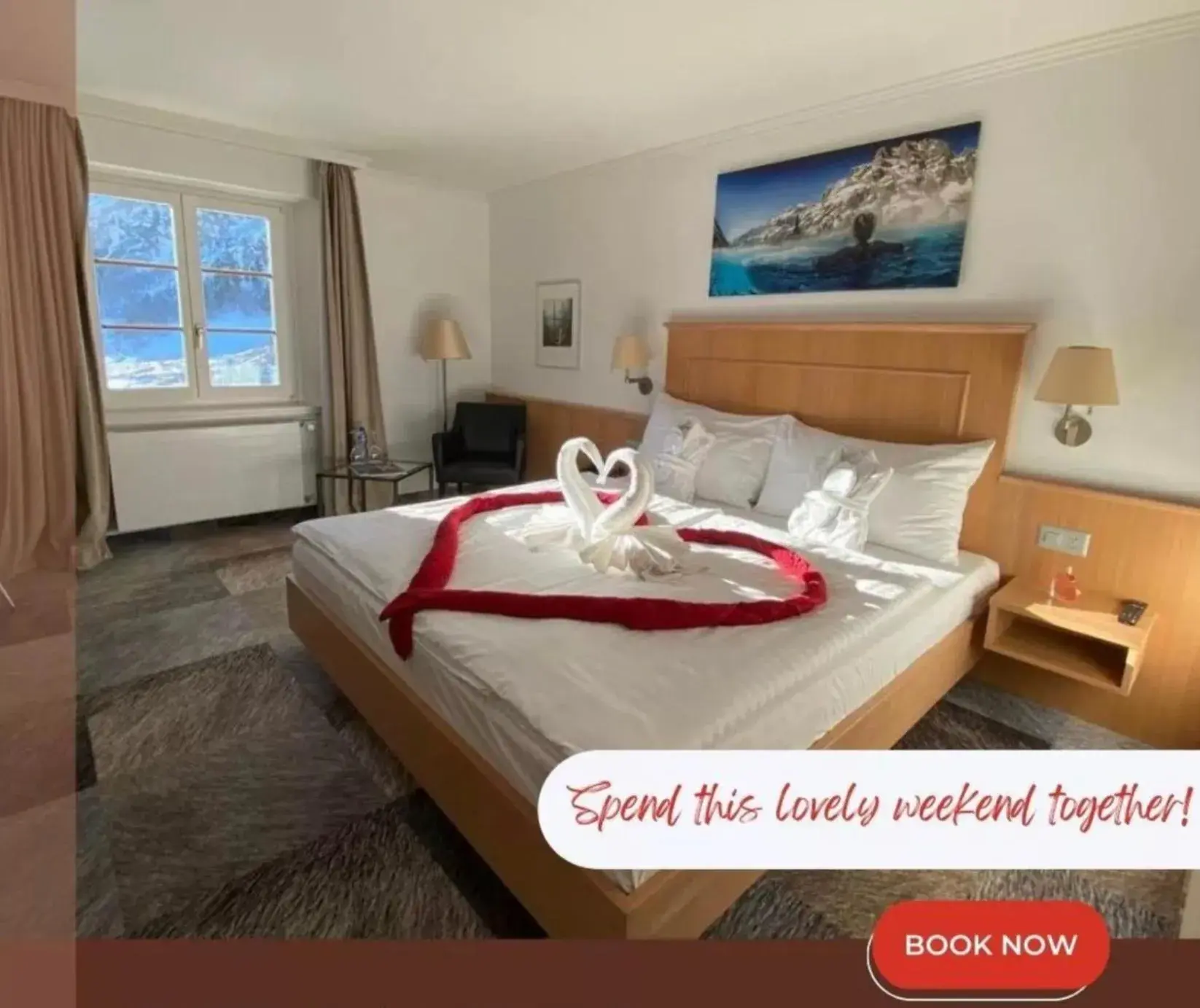 Bed in Thermalhotel De France Bed in Thermalhotel De France