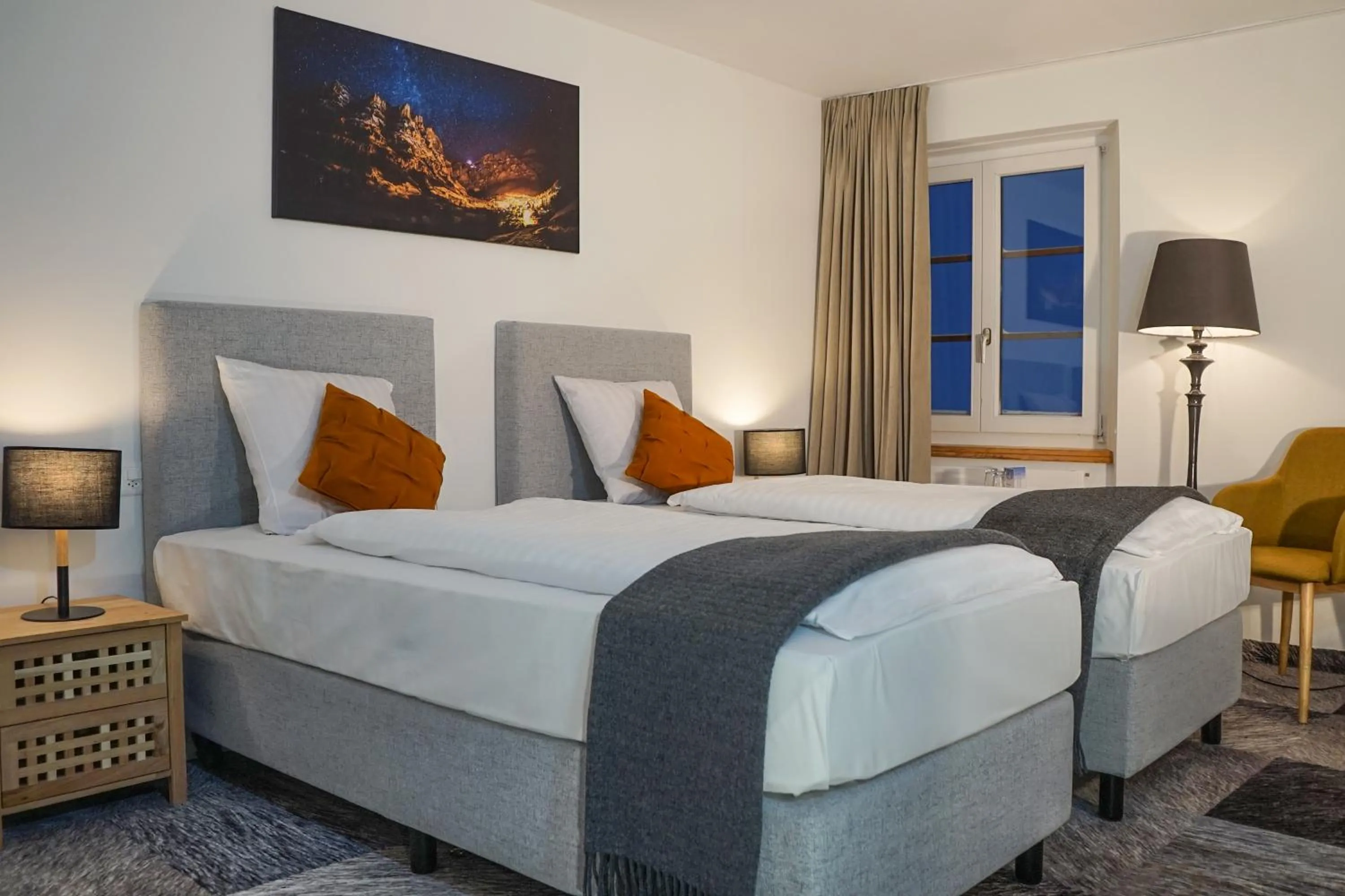 Bed in Thermalhotel De France