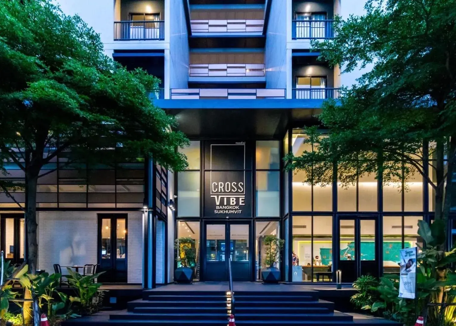 Property building in Cross Vibe Bangkok Sukhumvit Property building in Cross Vibe Bangkok Sukhumvit