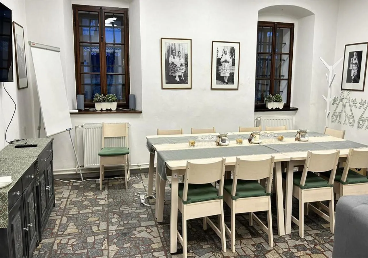 Seating area in Kaštieľ Čičmany