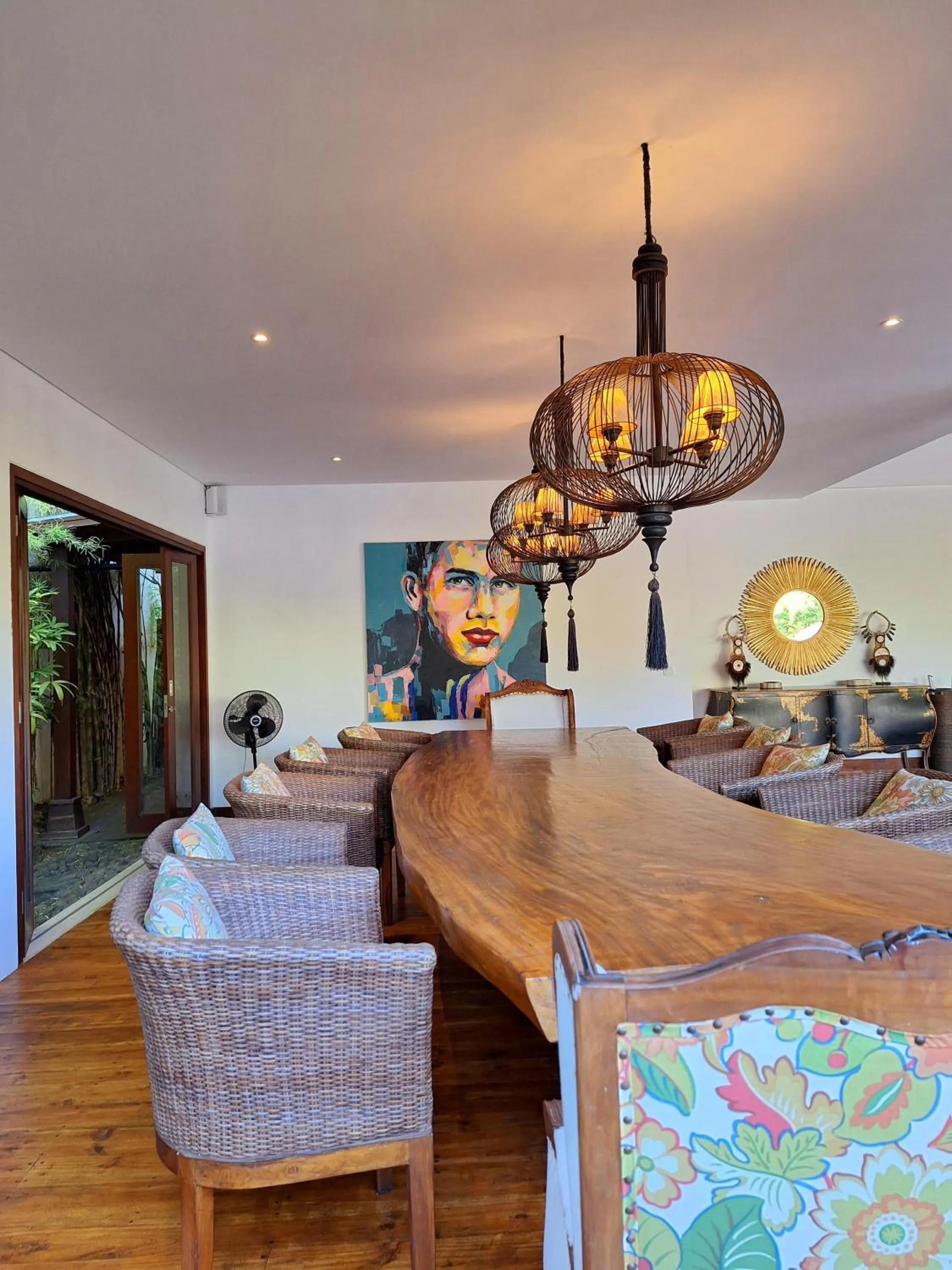 Dining area in Villa Naty Canggu - 6 Bedrooms Luxury Villa