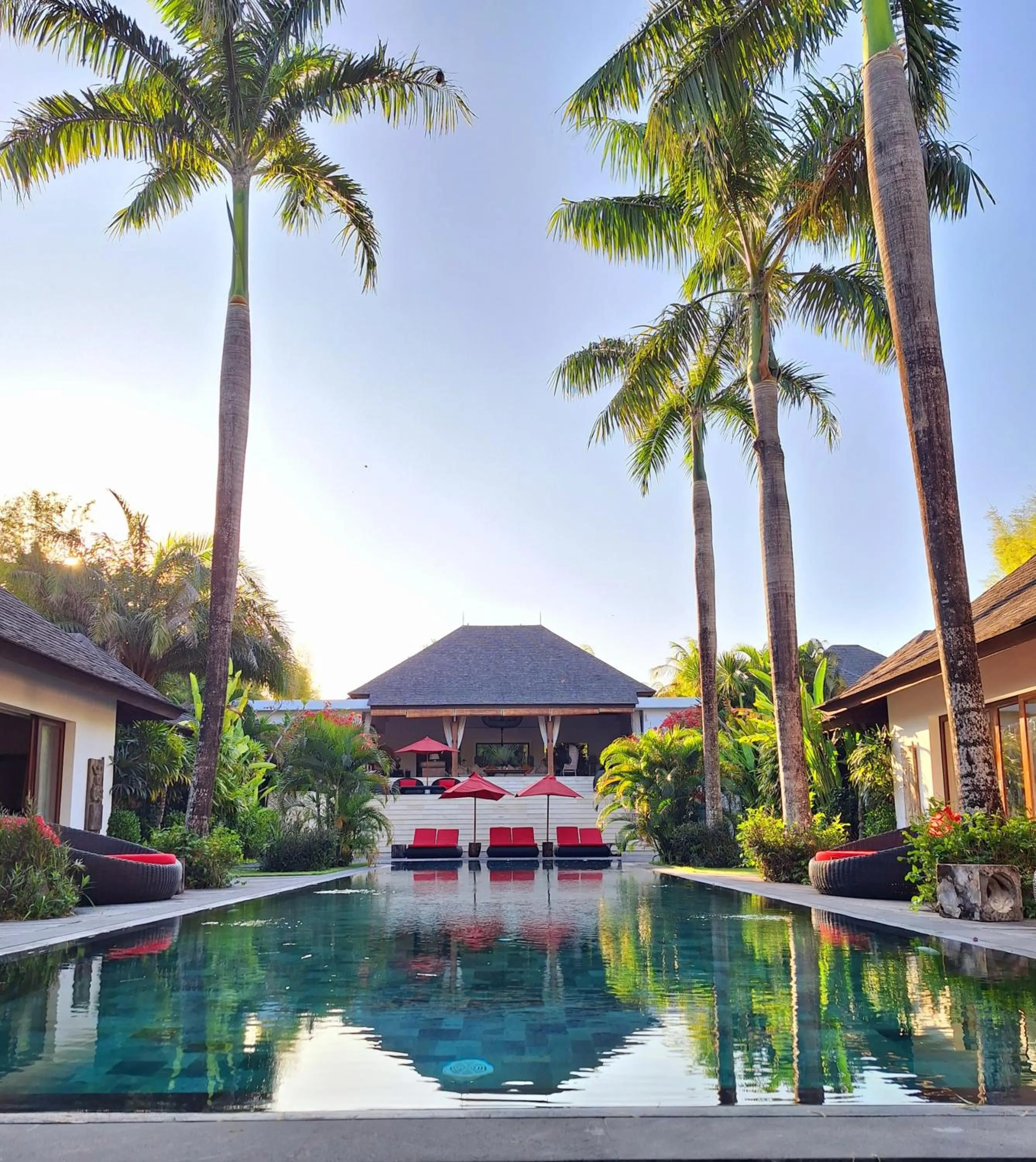 Pool view in Villa Naty Canggu - 6 Bedrooms Luxury Villa