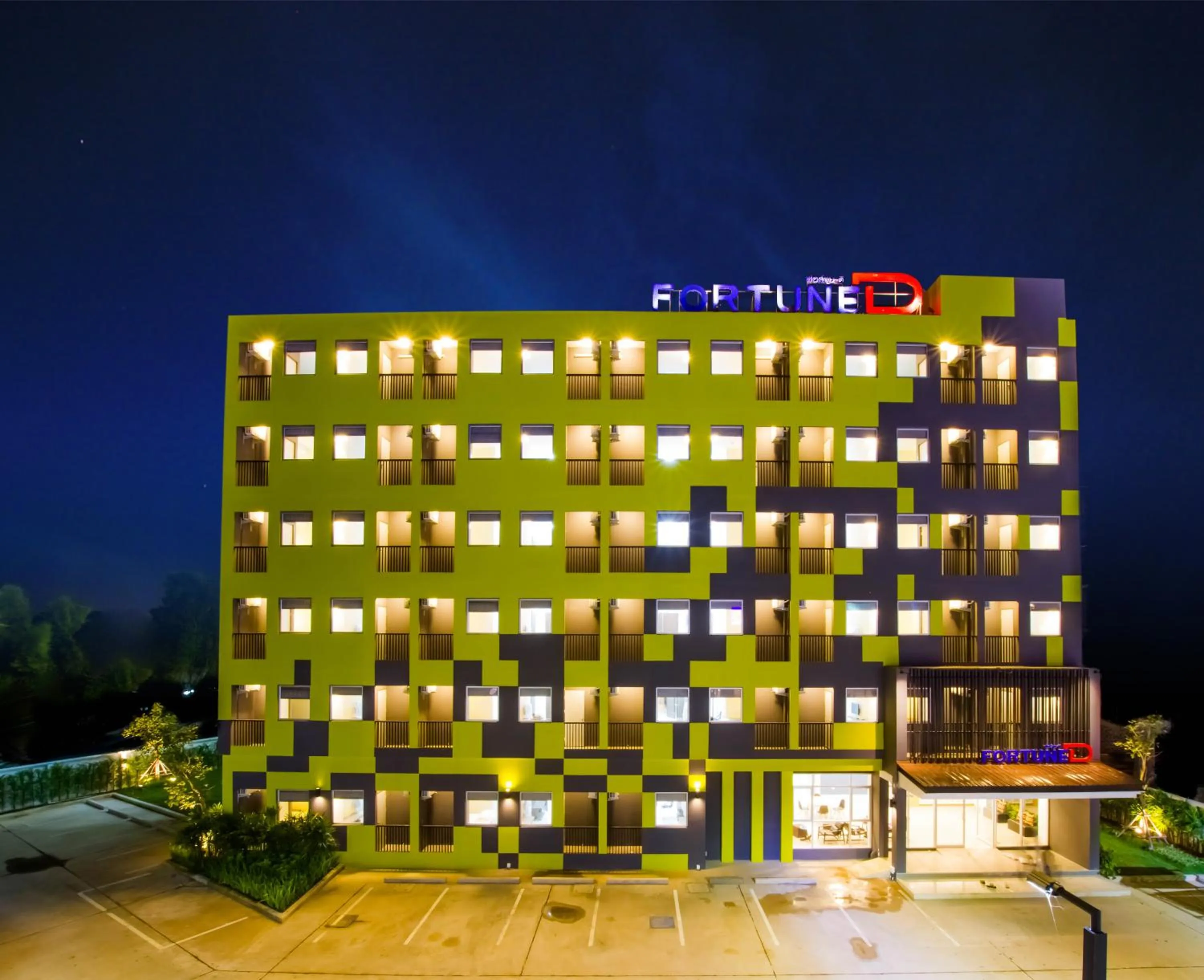 Bird's eye view in Fortune D Hotel Maesot