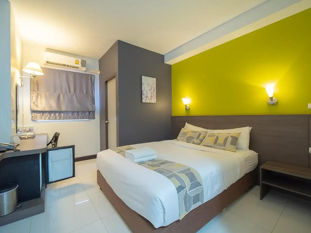 Bed in Fortune D Hotel Maesot Bed in Fortune D Hotel Maesot