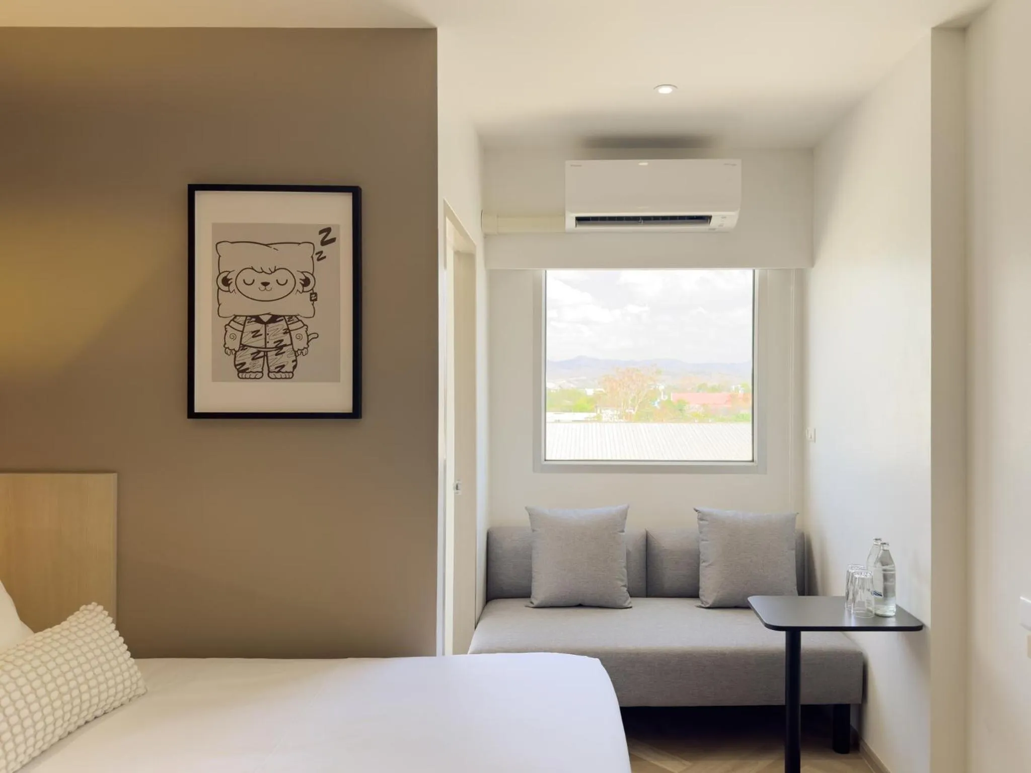 Bed in Fortune D Hotel Maesot