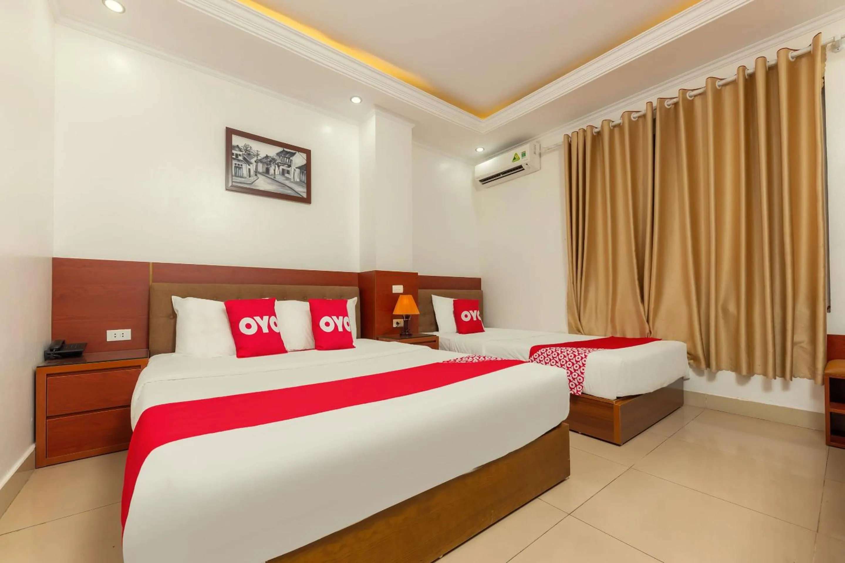 Bedroom, Bed in Super OYO Capital O 387 Bach Duong Hotel