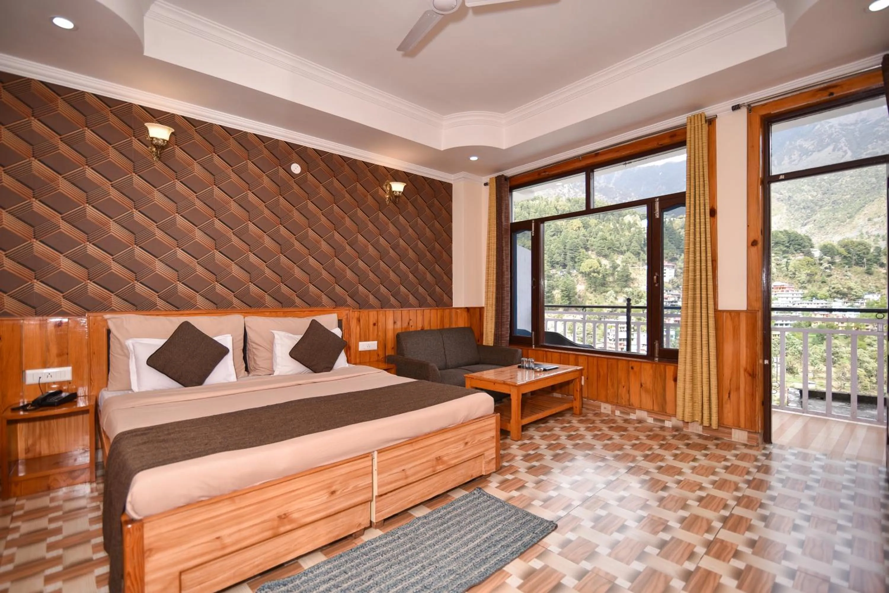 Bed in The Posh Hotel