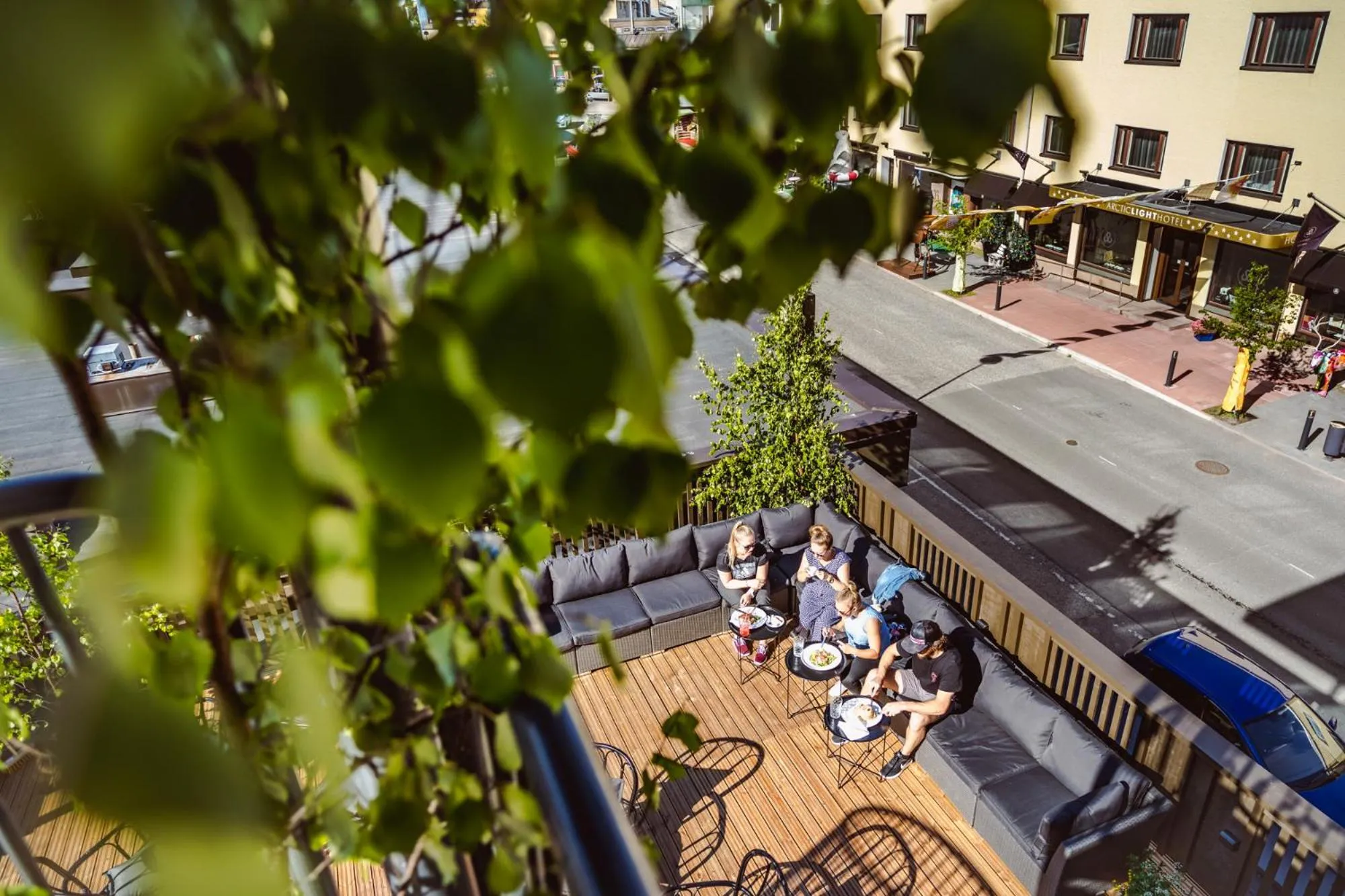 Balcony/Terrace in Hostel Café Koti