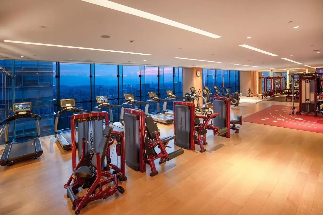Fitness centre/facilities in Park Hyatt Hangzhou Fitness centre/facilities in Park Hyatt Hangzhou