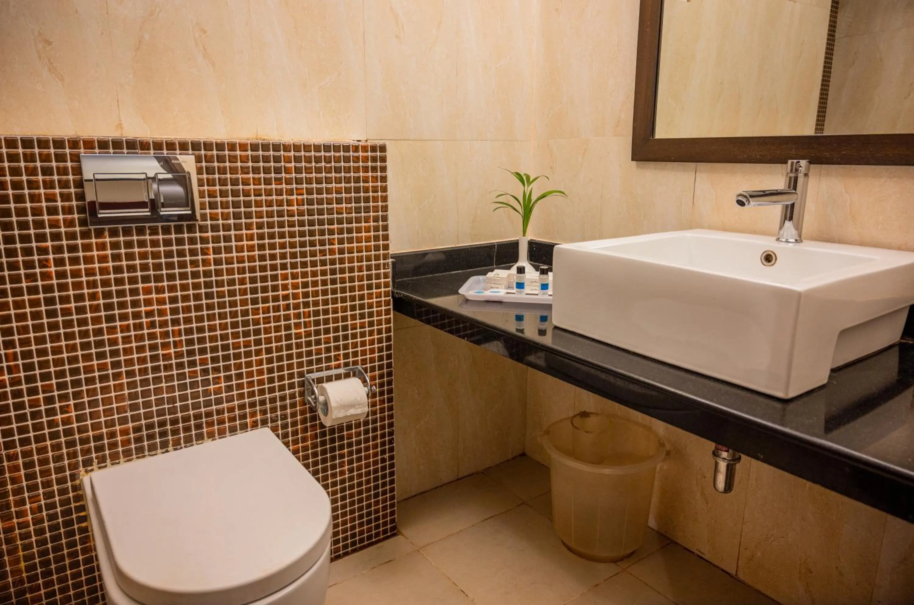 Toilet in La Oasis by Meraden ,Goa