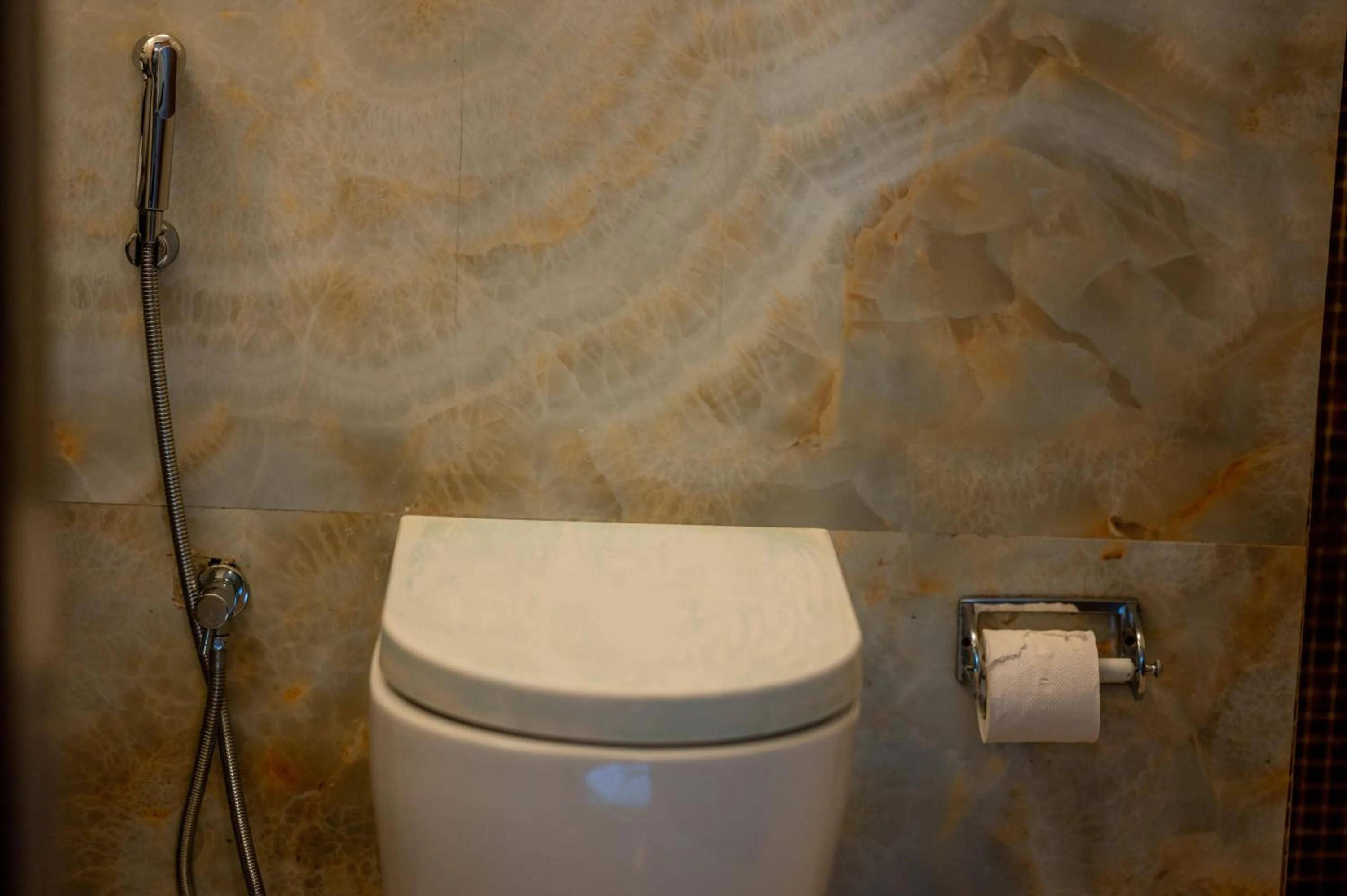 Toilet in La Oasis by Meraden ,Goa