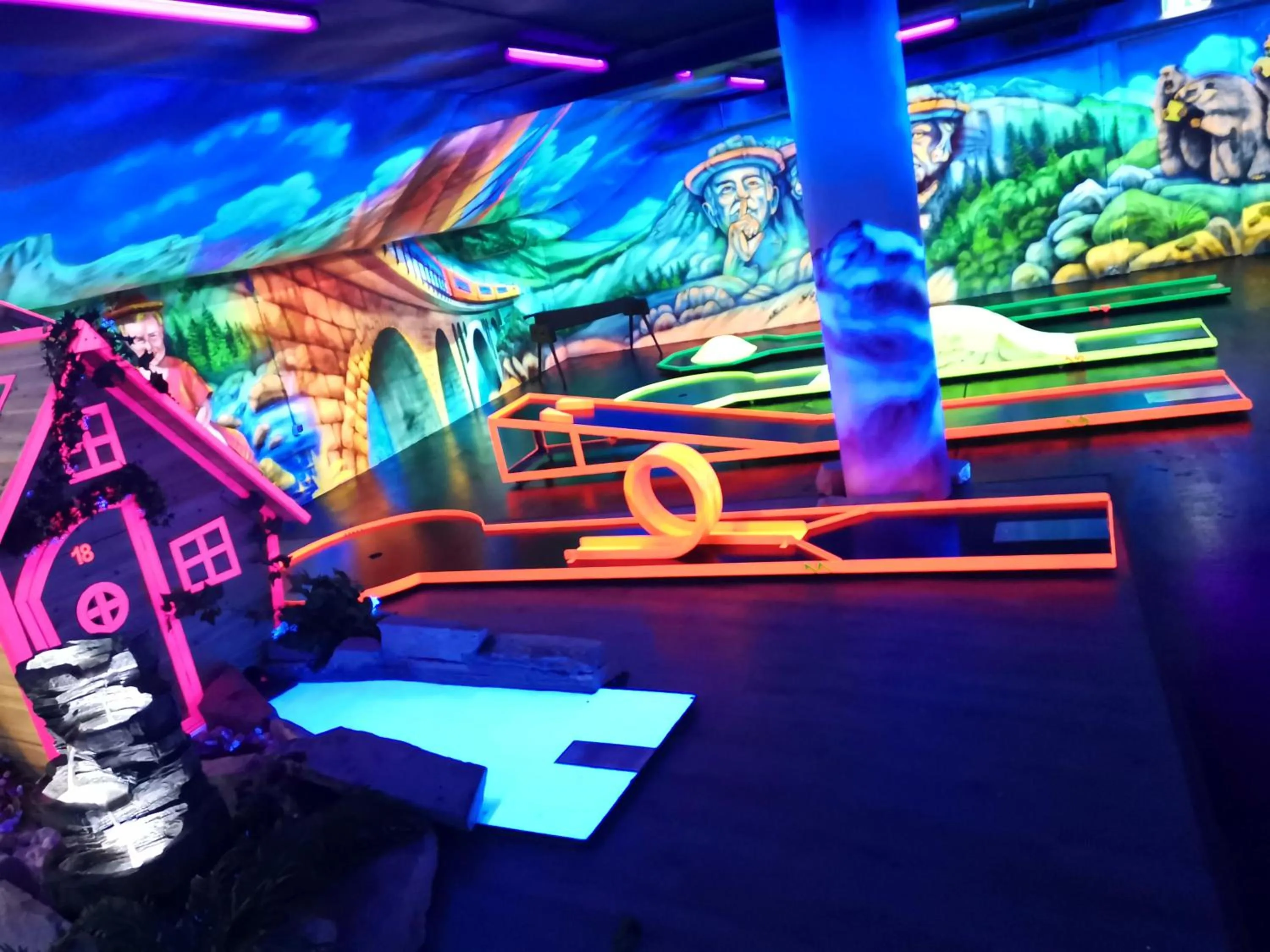 Minigolf in Aparthotel Baden