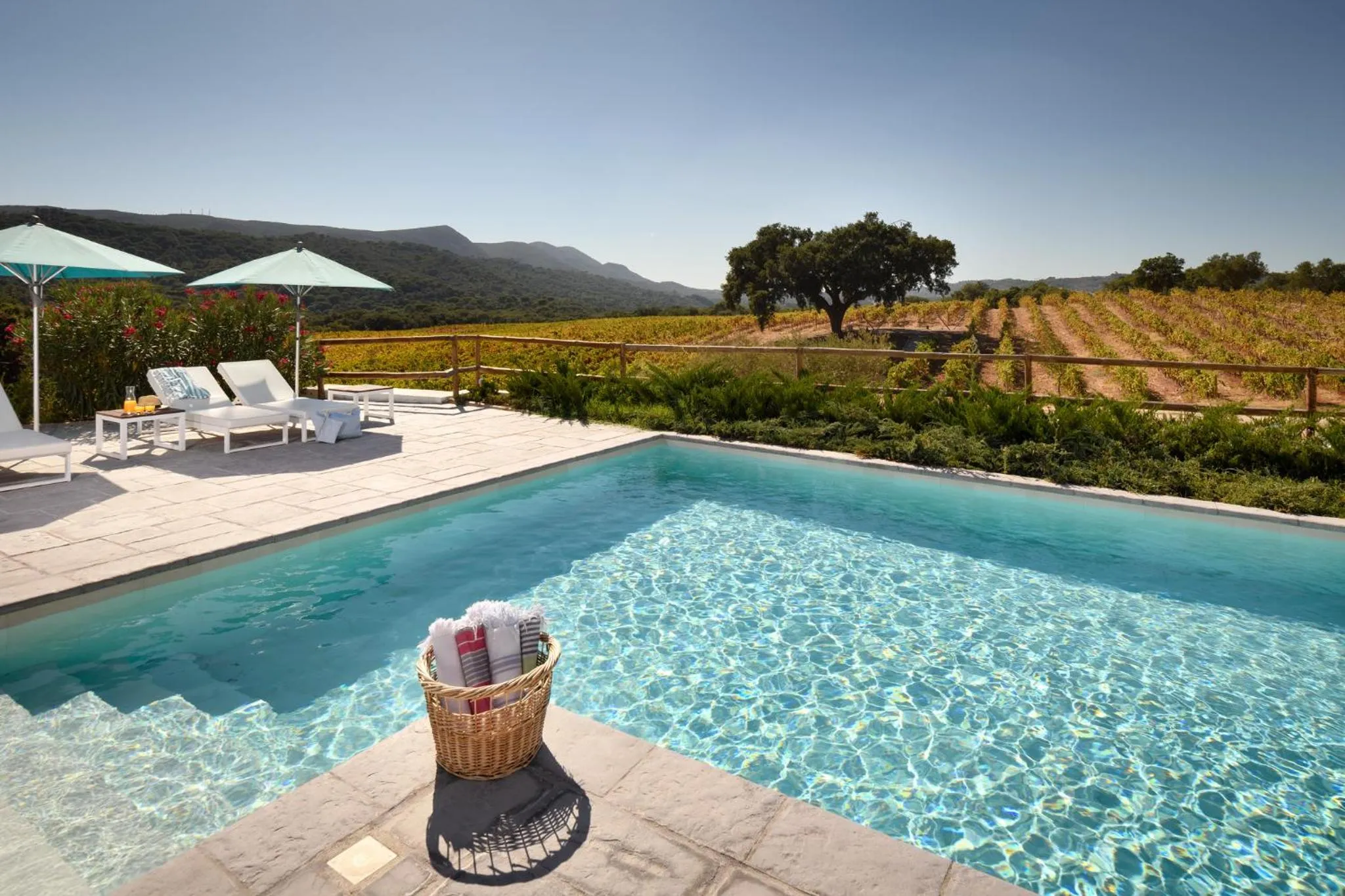 Pool view in Hotel Casa Palmela - Small Luxury Hotels of The World, Hotel & Villas