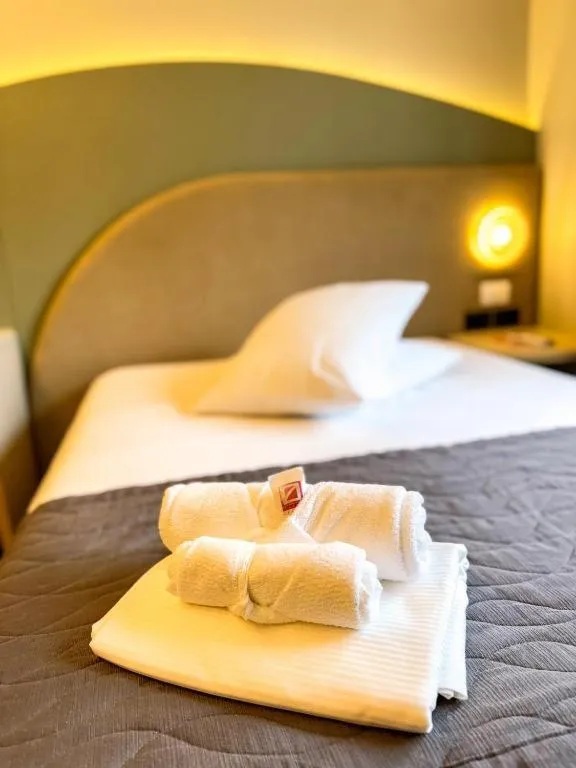 Bed in Hotel Zata e Flats