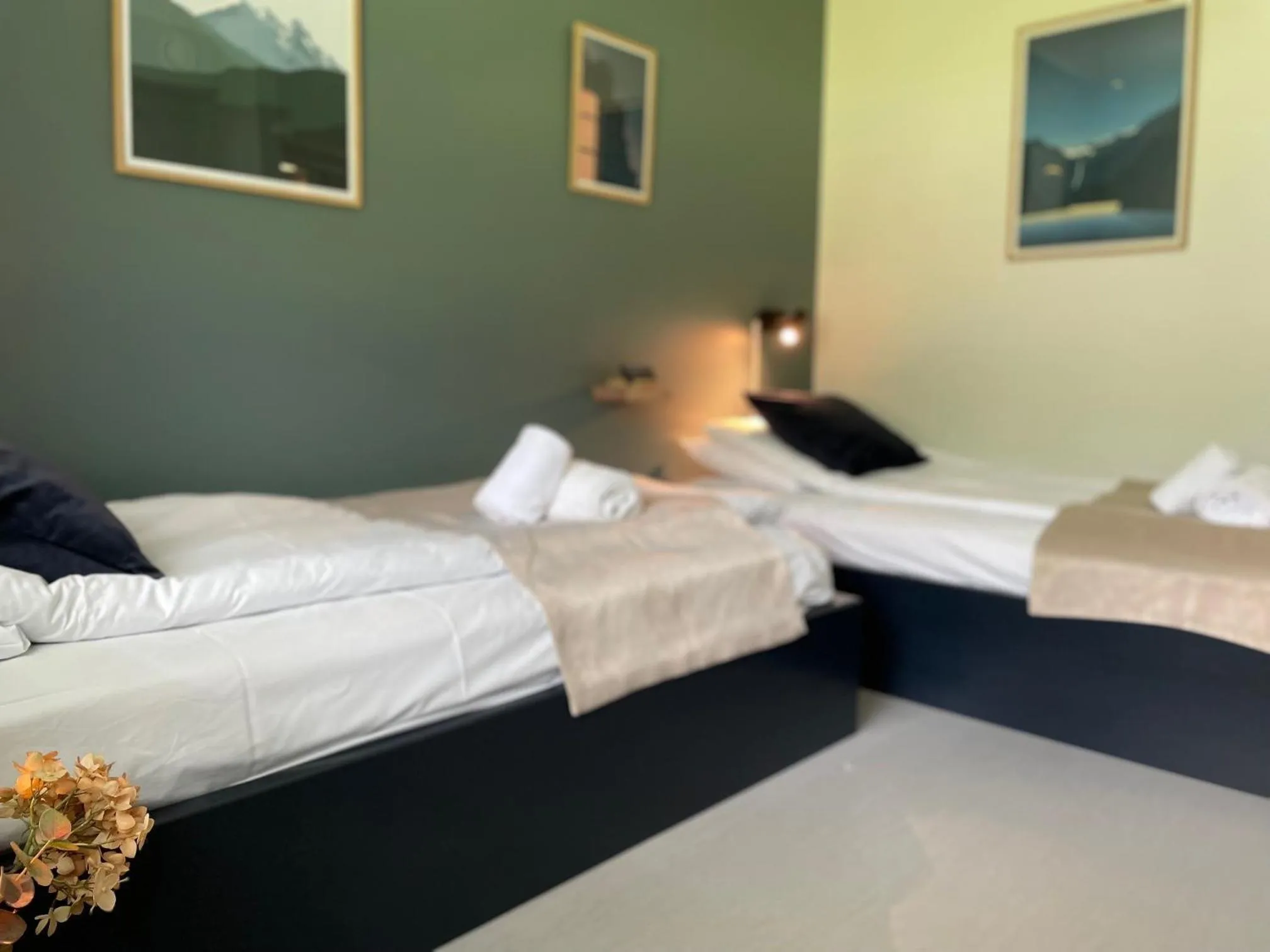 Photo of the whole room, Bed in Emma Gjestehus