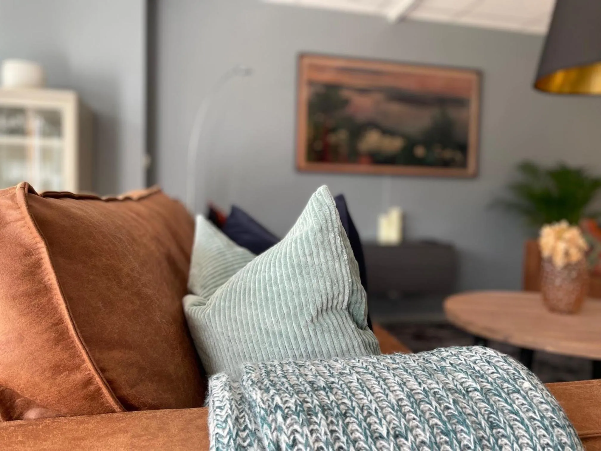 Living room in Emma Gjestehus