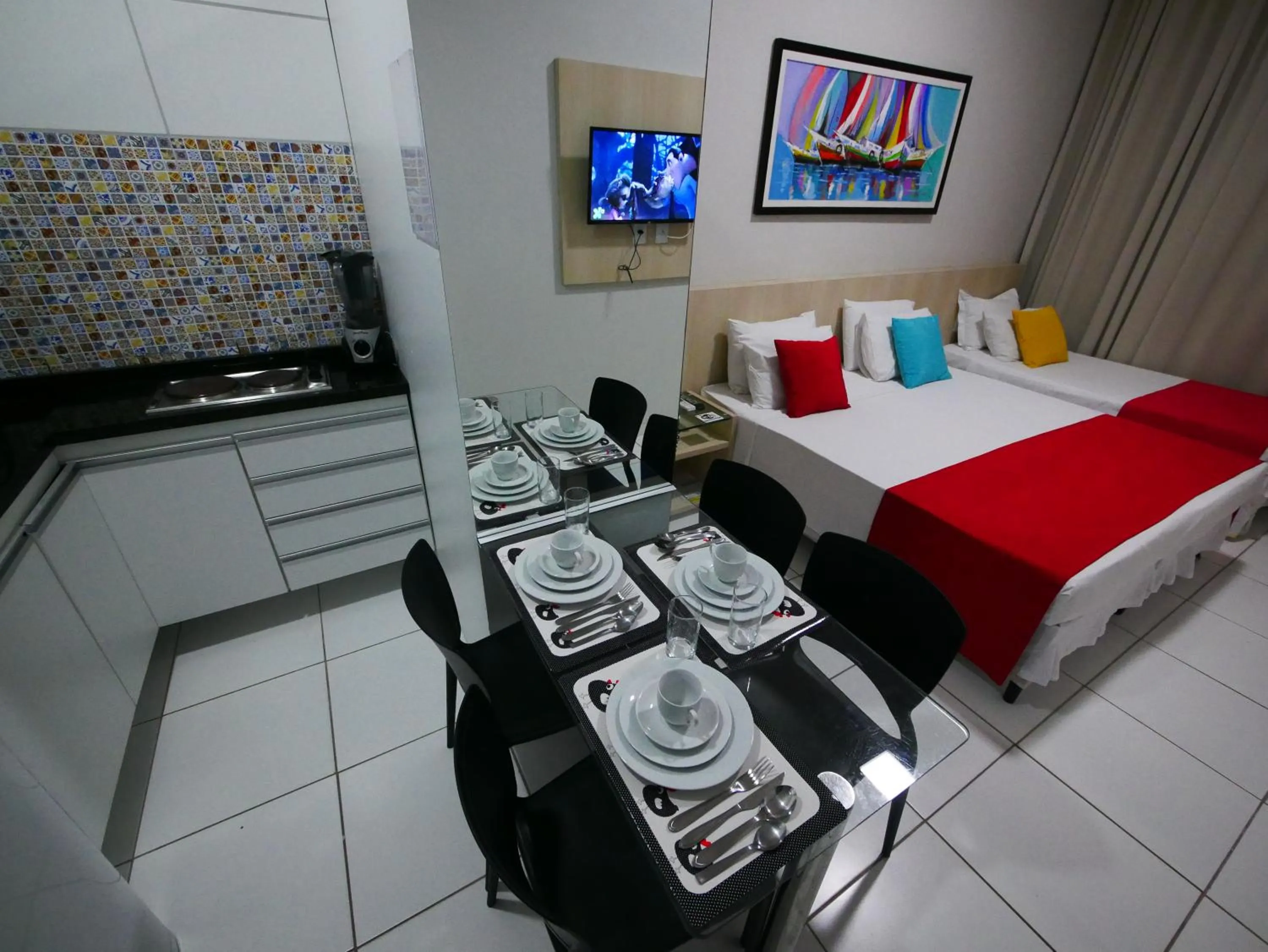 Photo of the whole room, Bed in Pousada Marie Claire Flats