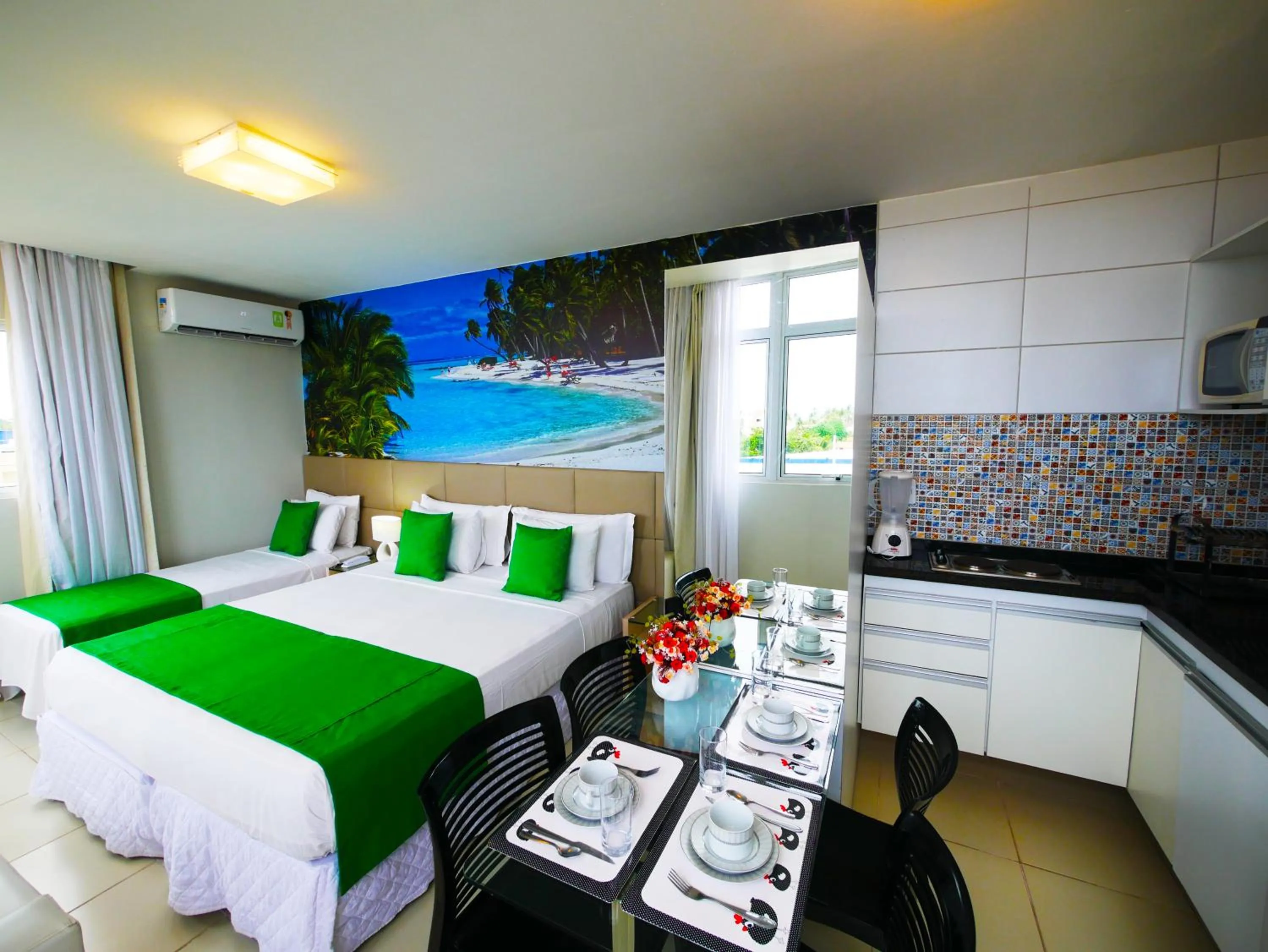 Photo of the whole room, Bed in Pousada Marie Claire Flats