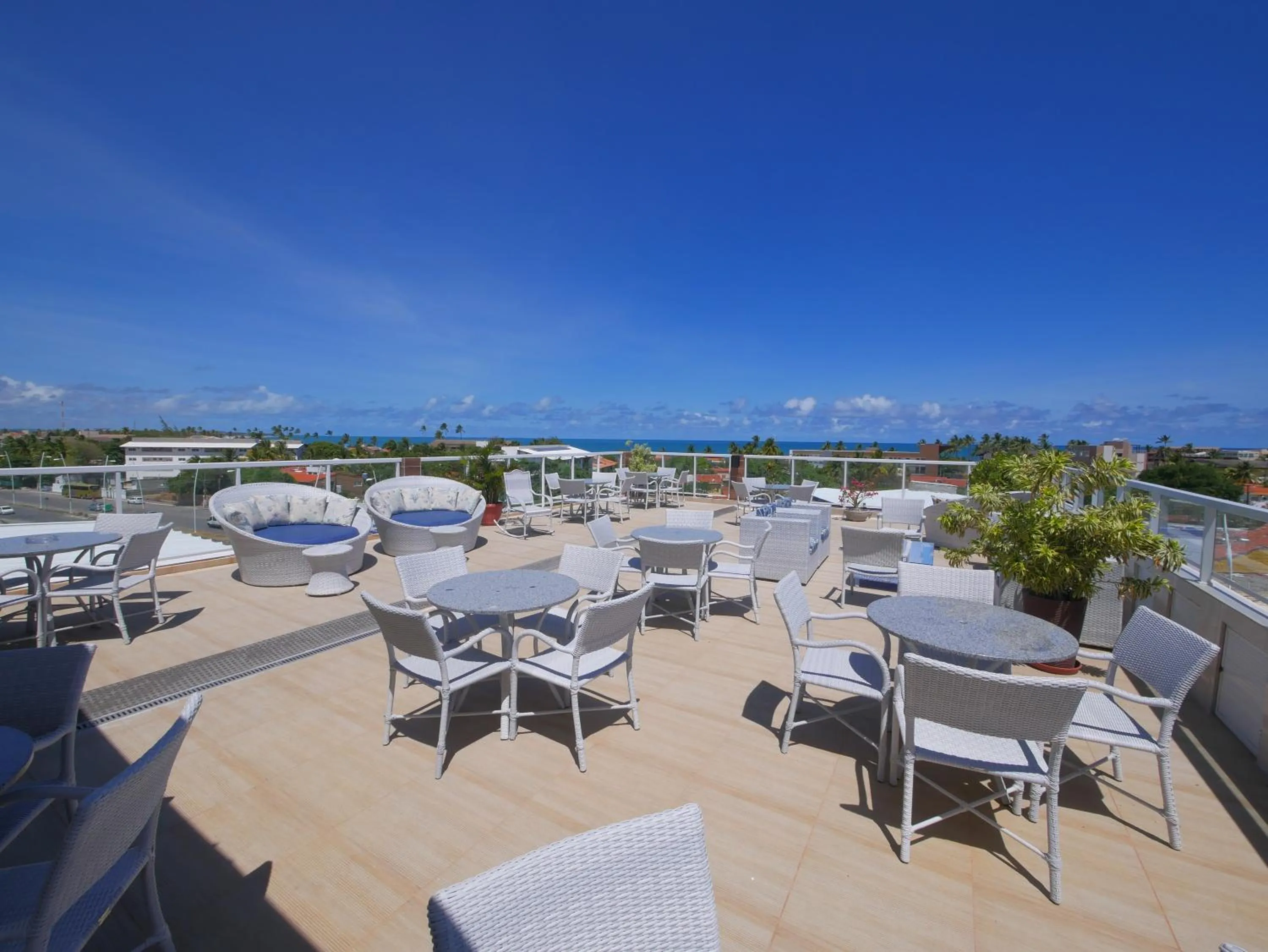 Balcony/Terrace in Pousada Marie Claire Flats
