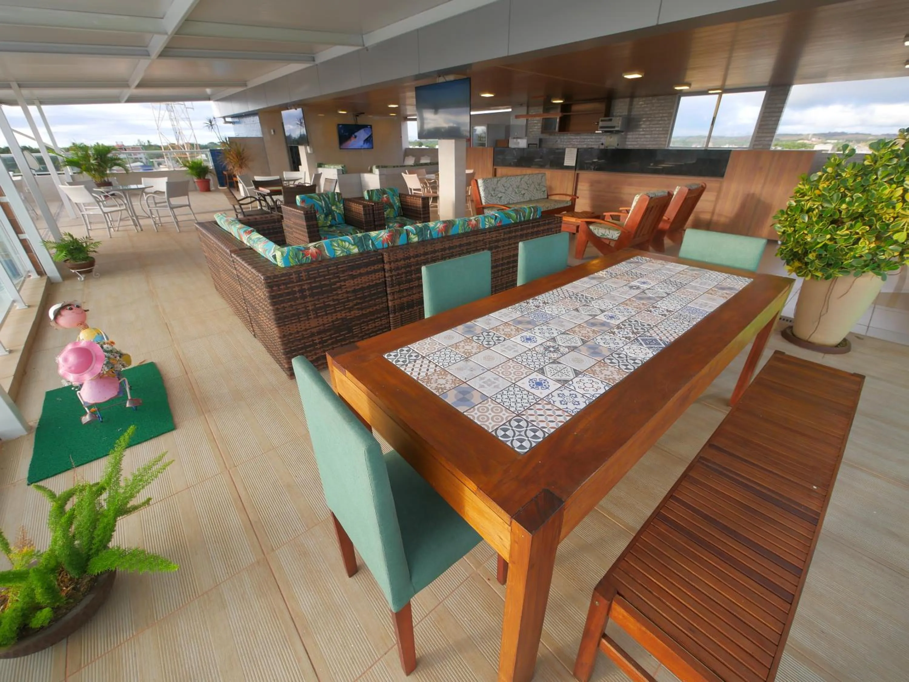 Living room in Pousada Marie Claire Flats