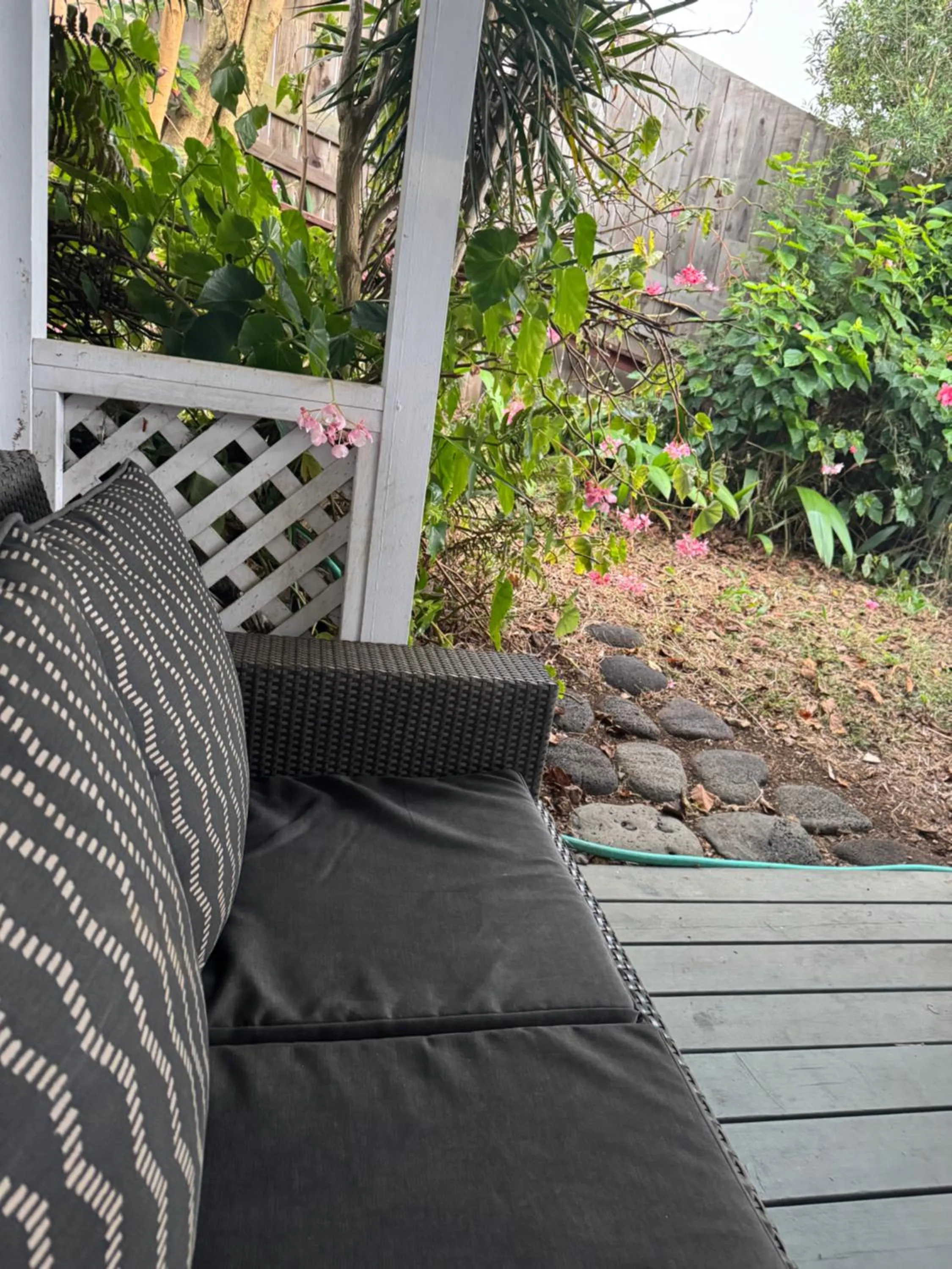 Patio in Belle Vue Waimea B&B Corporation - Big Island of Hawaii