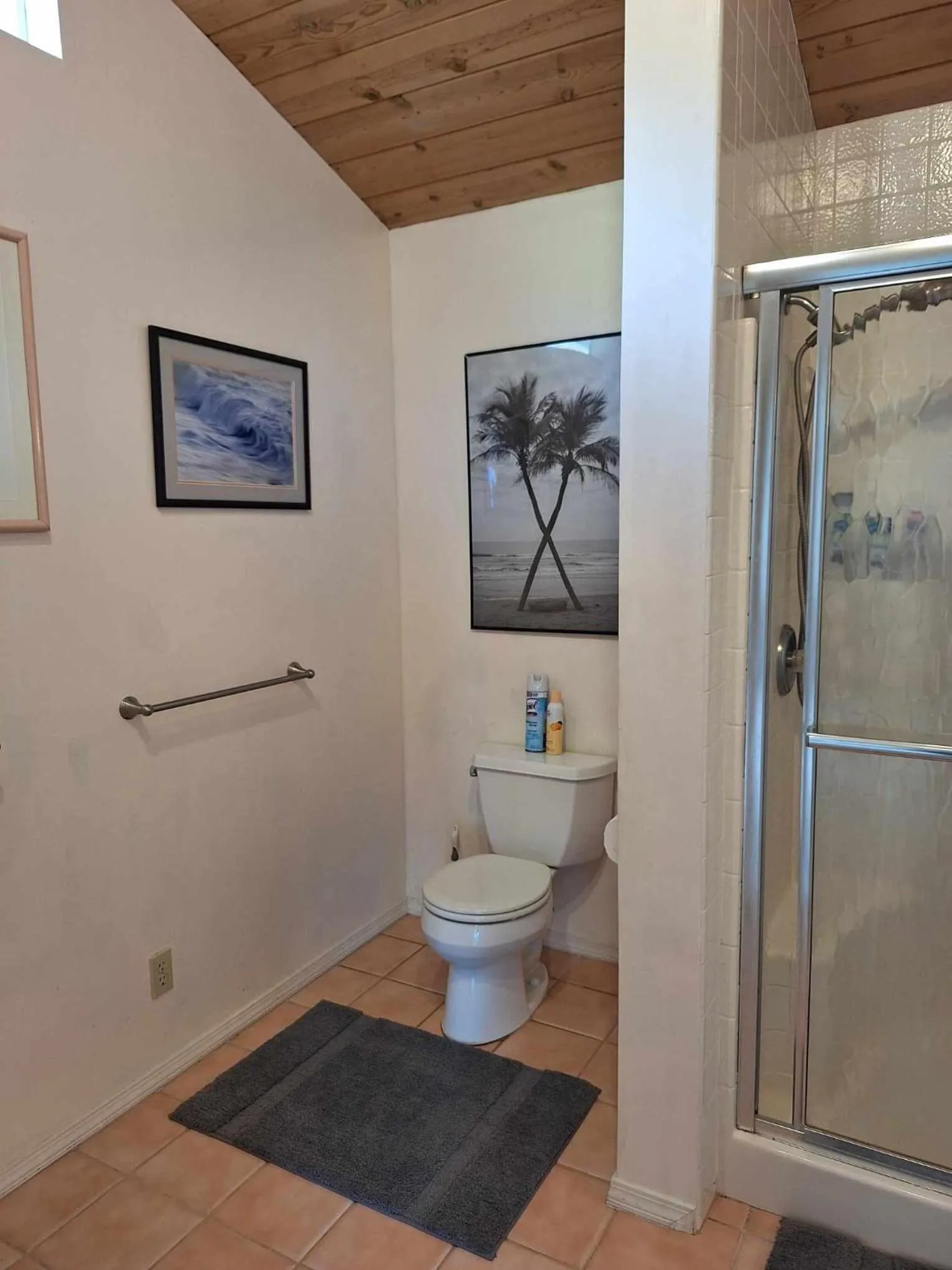 Shower in Belle Vue Waimea B&B Corporation - Big Island of Hawaii