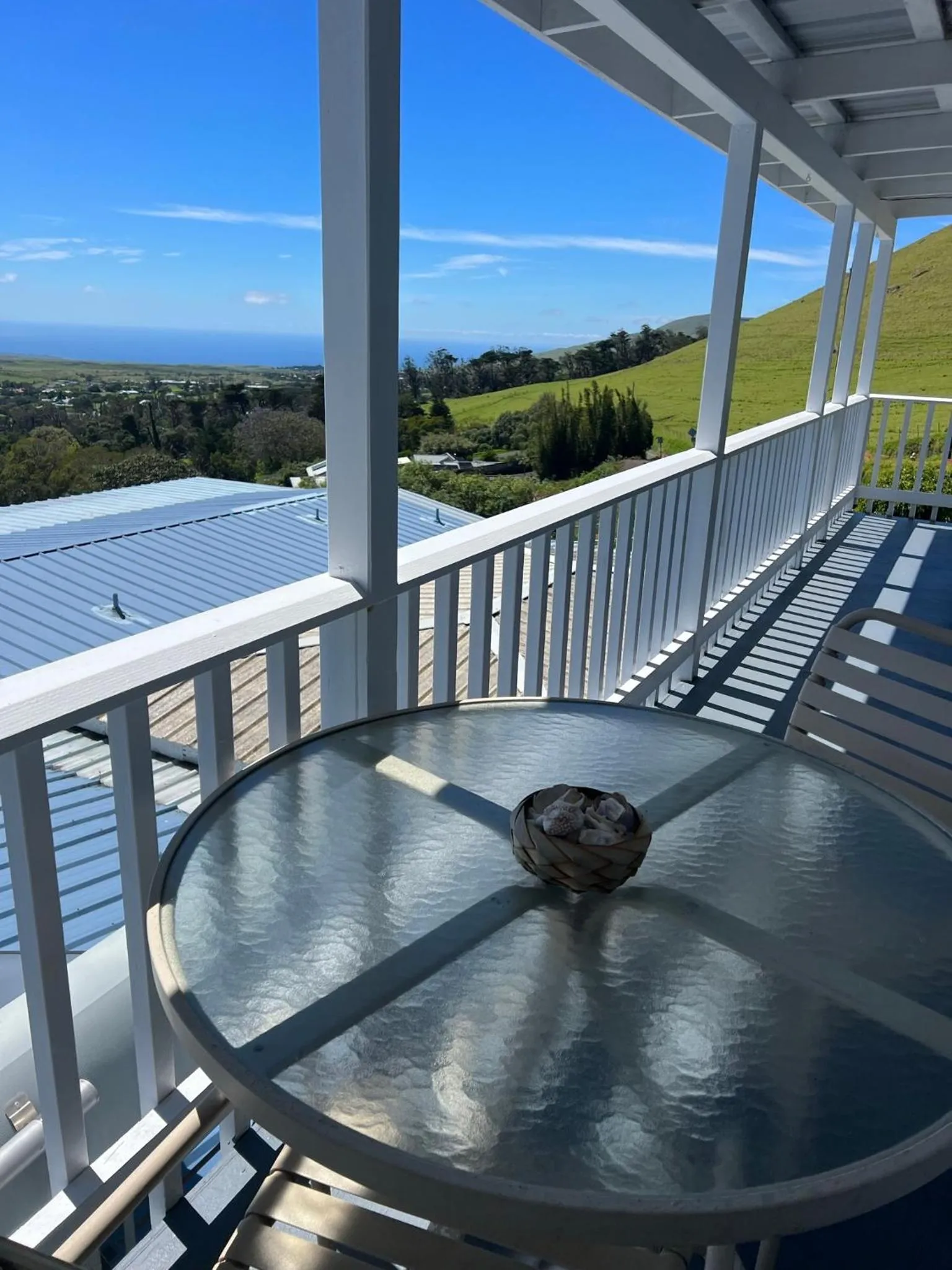 Balcony/Terrace in Belle Vue Waimea B&B Corporation - Big Island of Hawaii