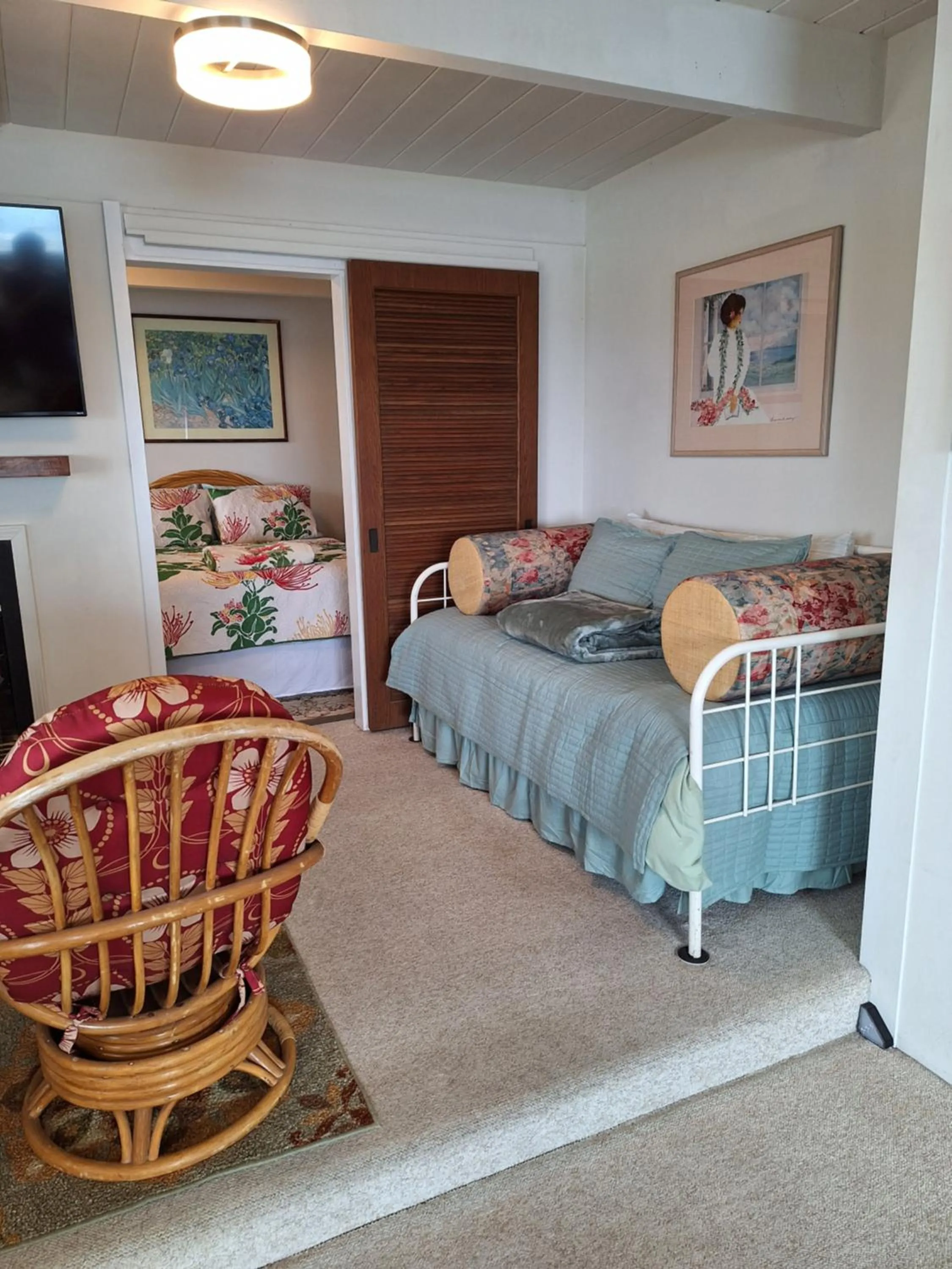 Bed in Belle Vue Waimea B&B Corporation - Big Island of Hawaii