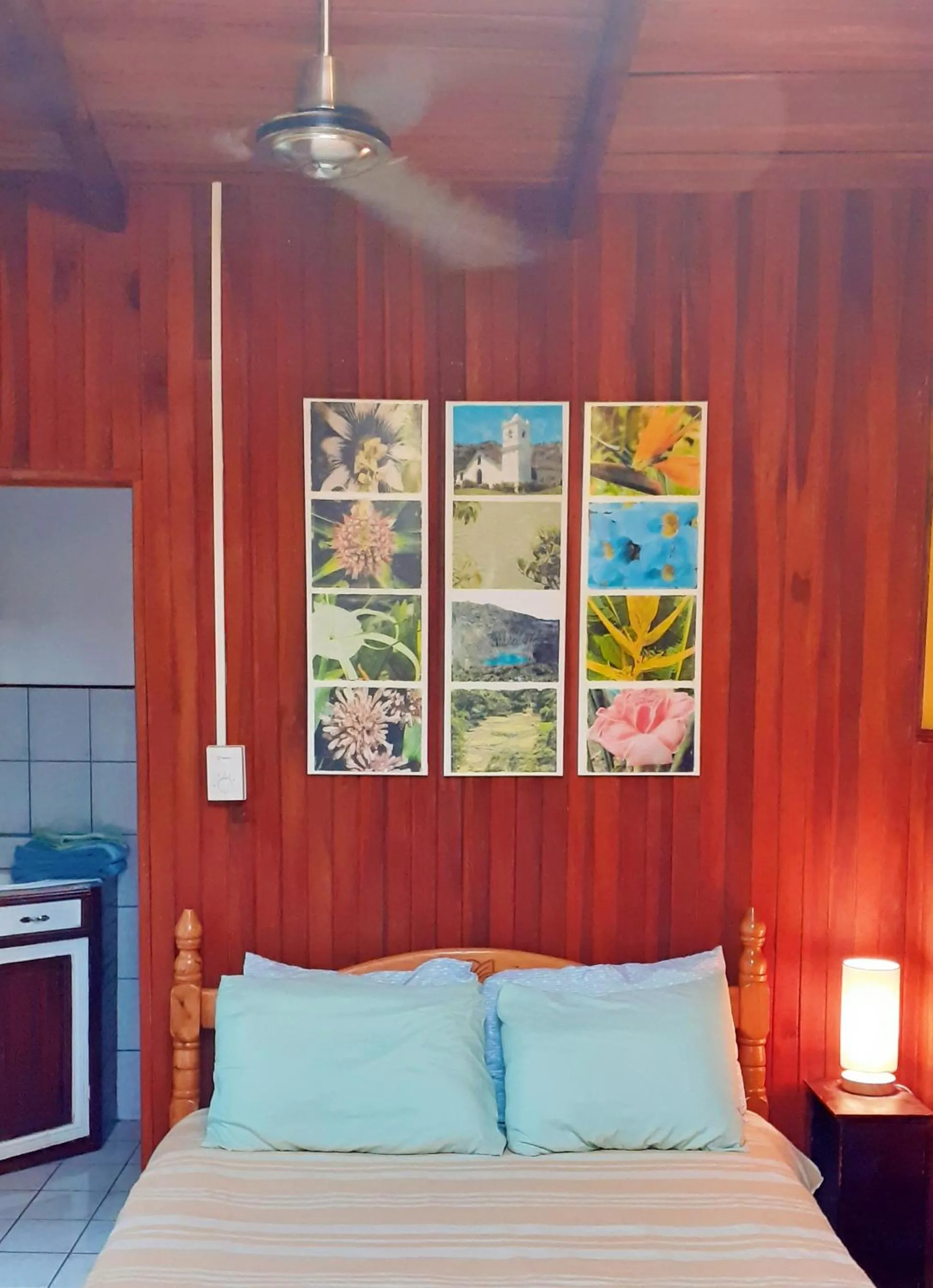Bed in Montaña Linda Guest House Orosi