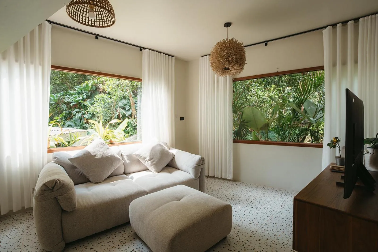Living room in Indie Beach Bungalows