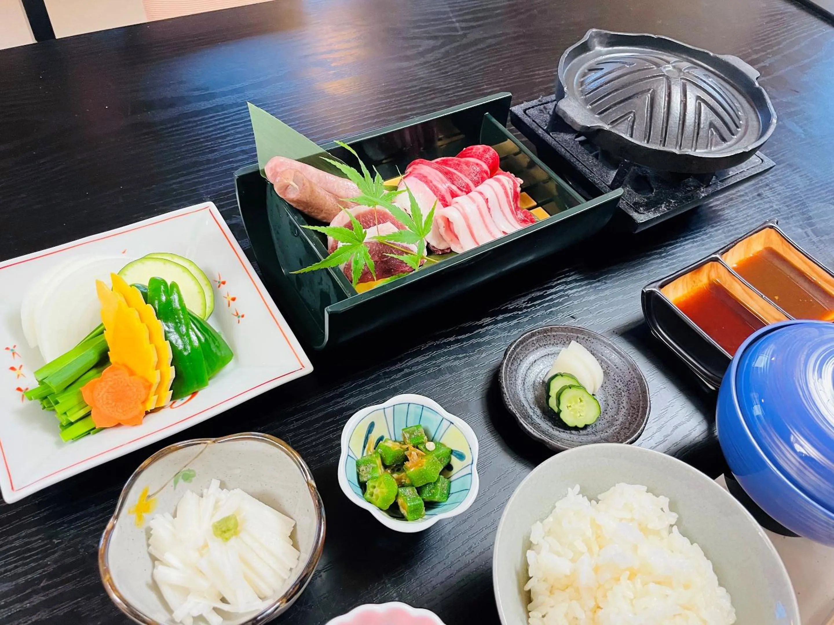 Food and drinks in Shiroyama Ryokan