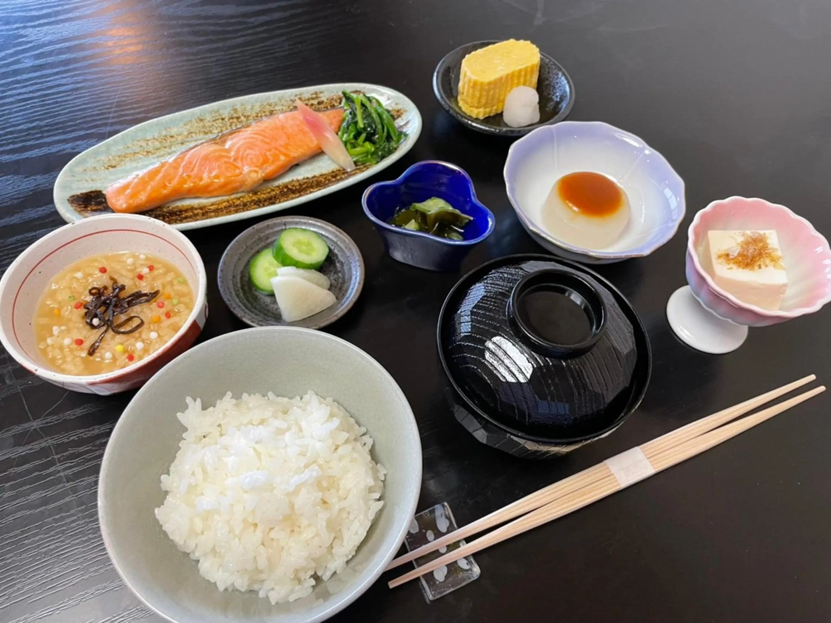 Food and drinks in Shiroyama Ryokan